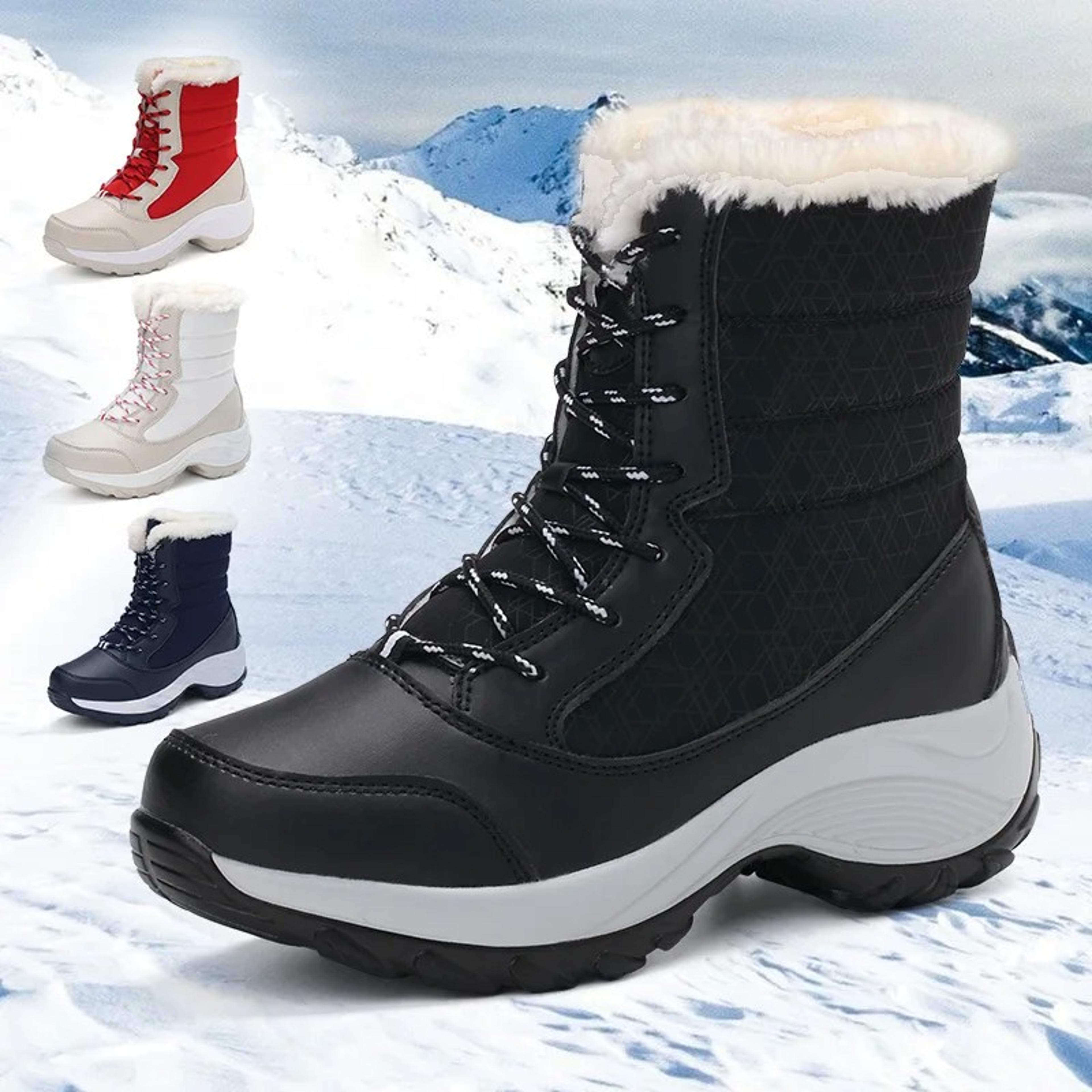ankel boots for women winter outdoor warm snow boots