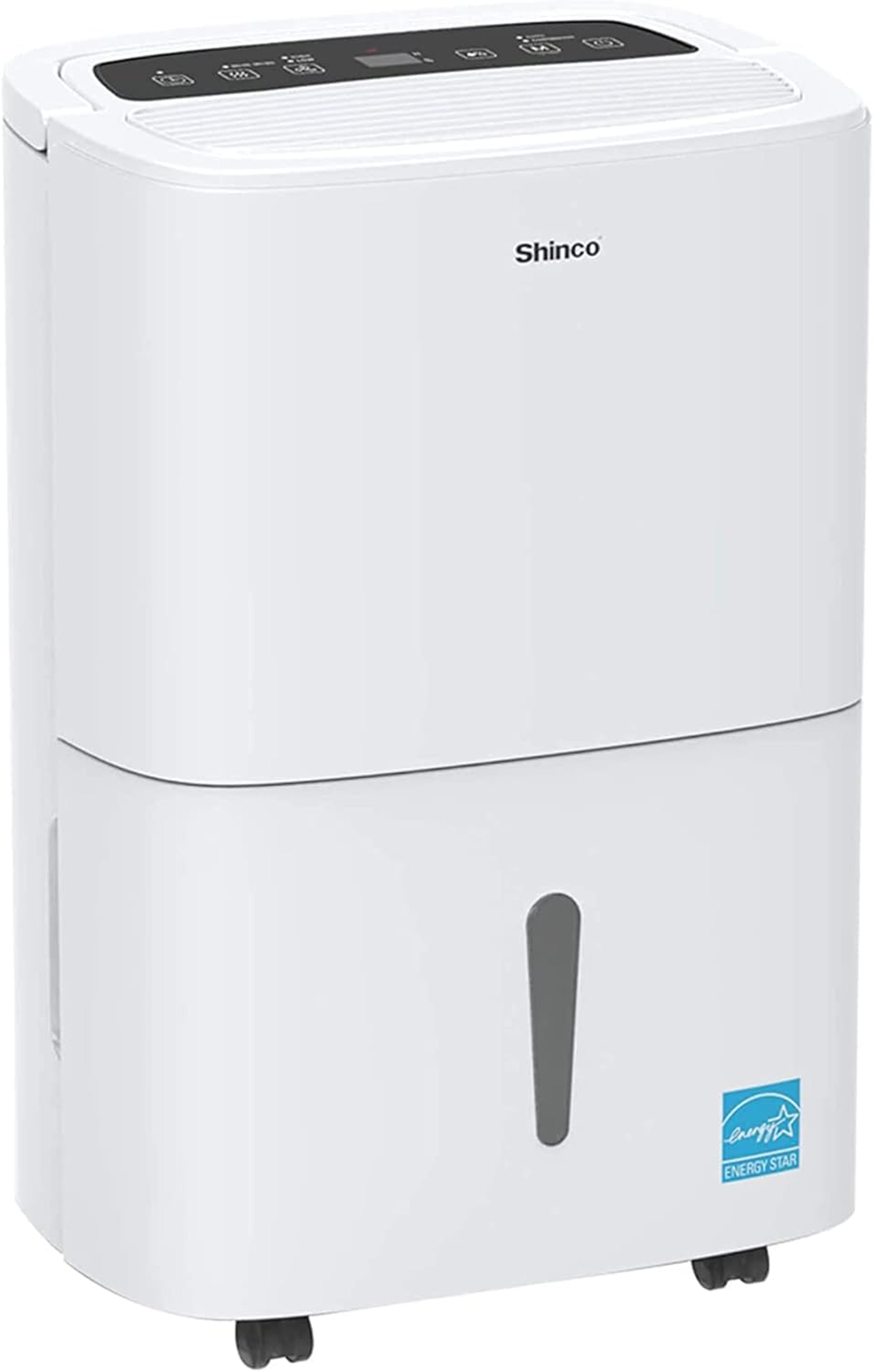 shinco 150 pints energy star dehumidifier with wifi & pump for large spaces up to 7,000 sq.ft