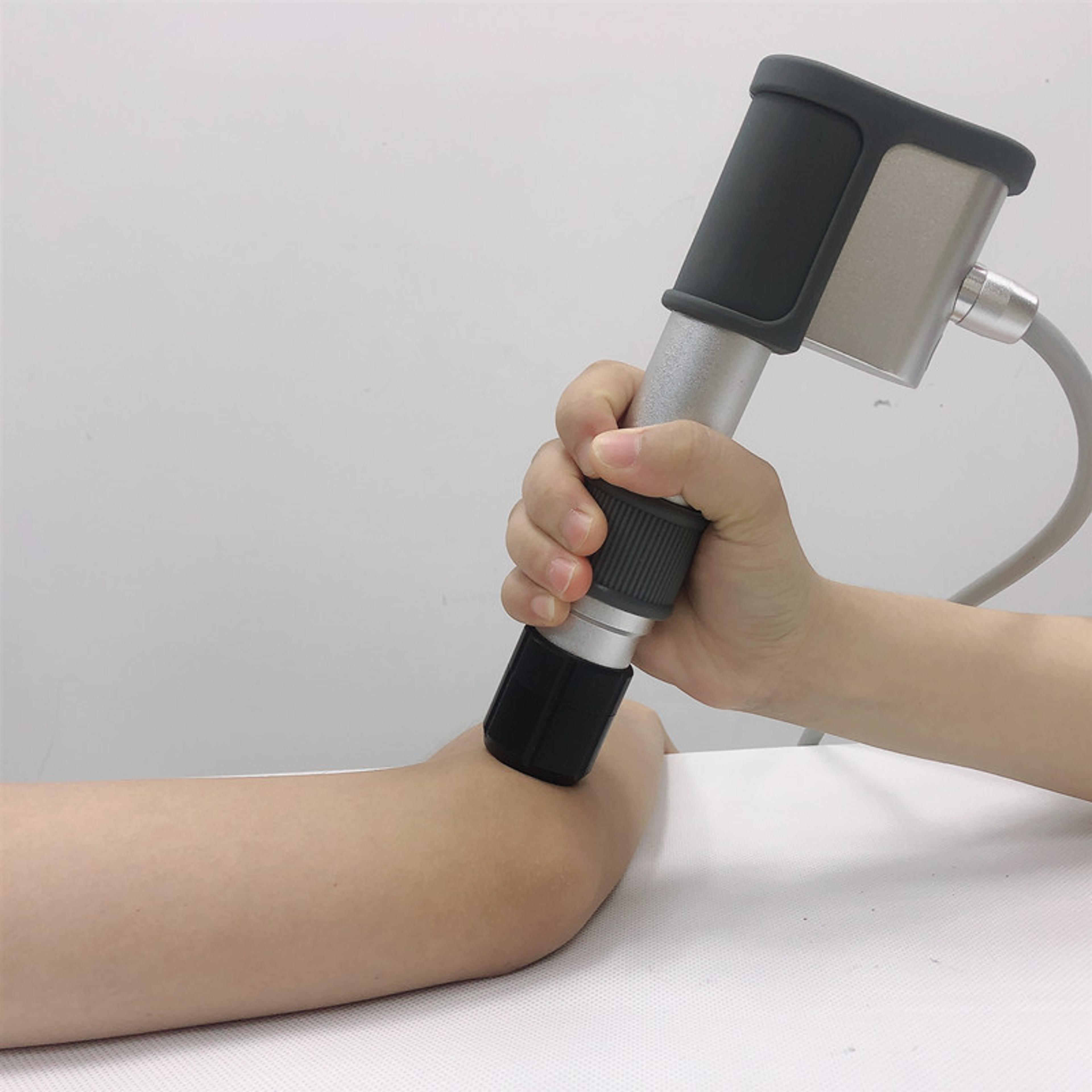 shock wave therapy gun for pain relief, handheld air pressure shockwaves massage device