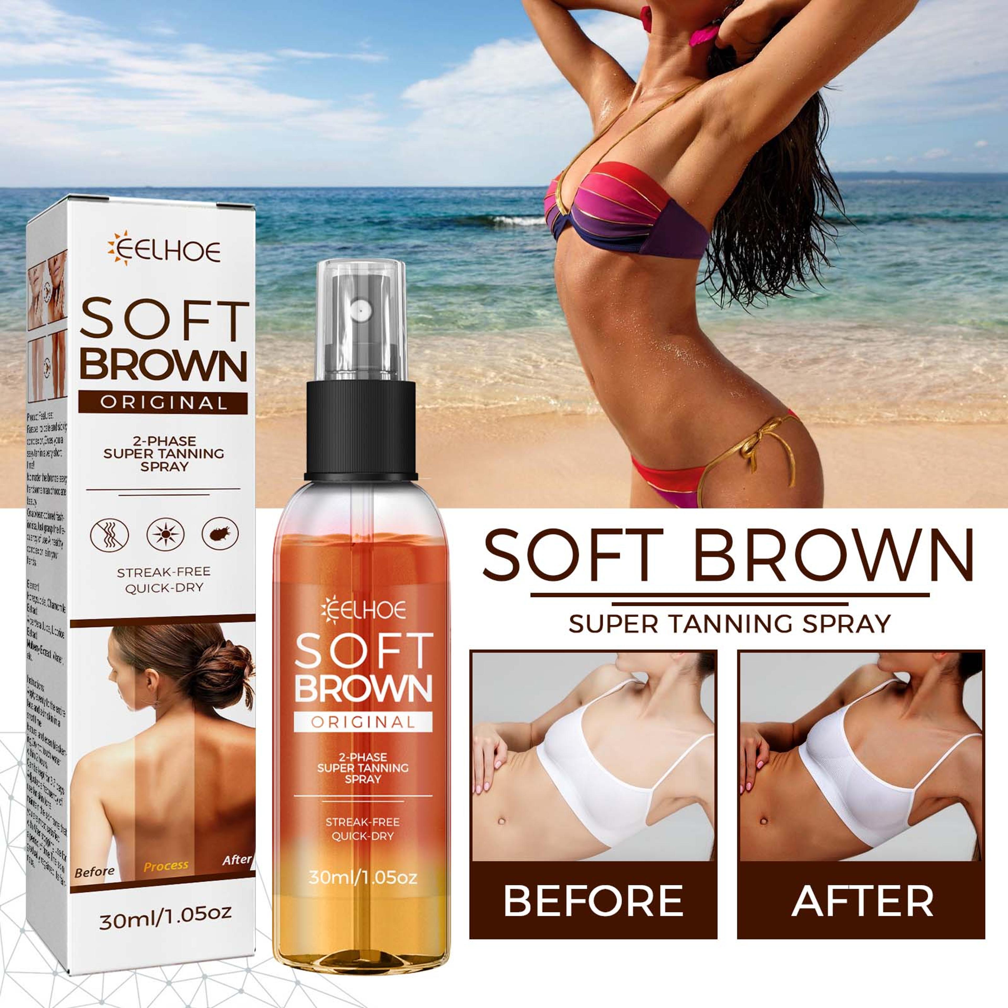 tanning spray accelerate darker, natural sunless booster solarium, long lasting hydrating smooth bronzer tanning
