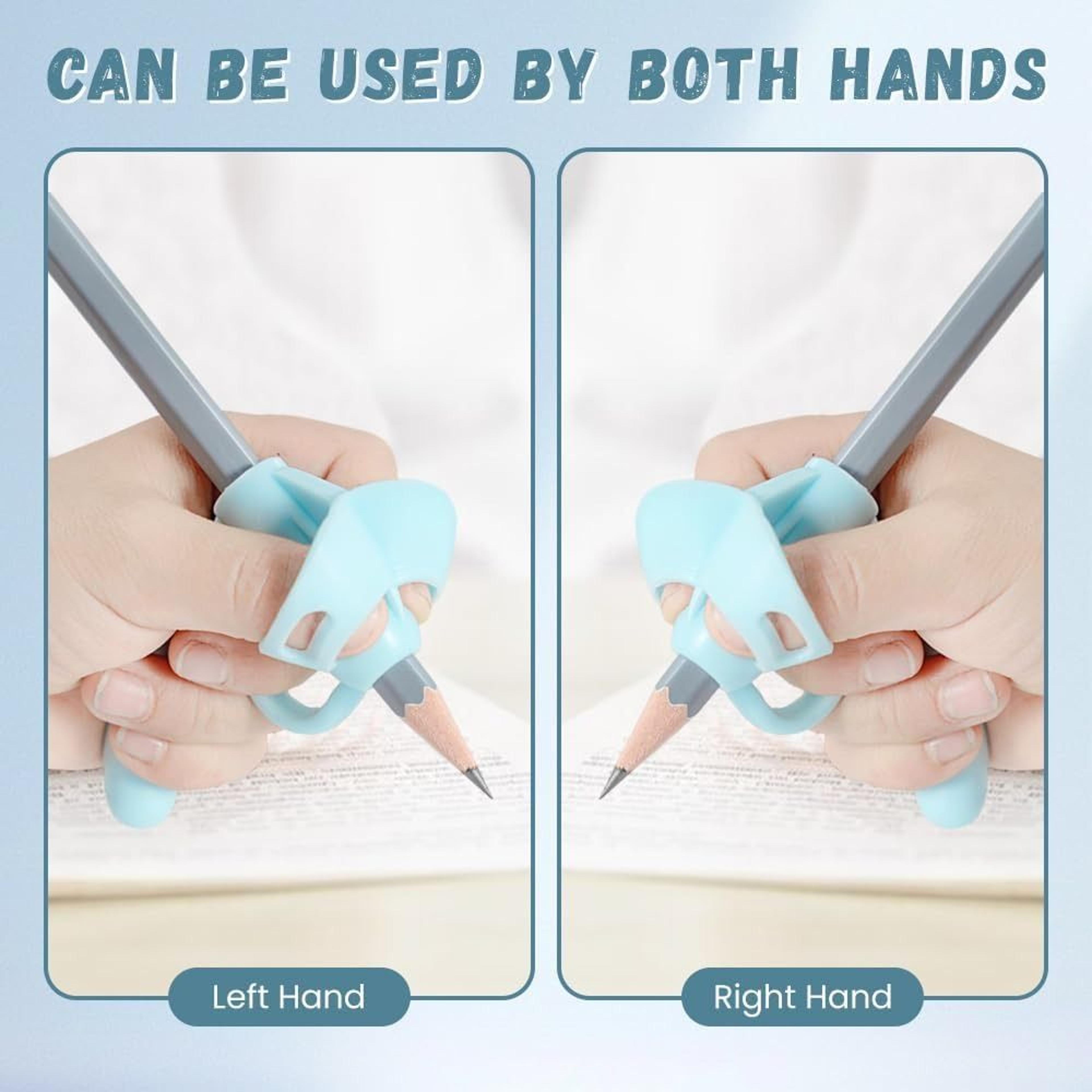 soft comfortable silicone pencil holder, flexible pen writing aid, sturdy handwriting tool for kids