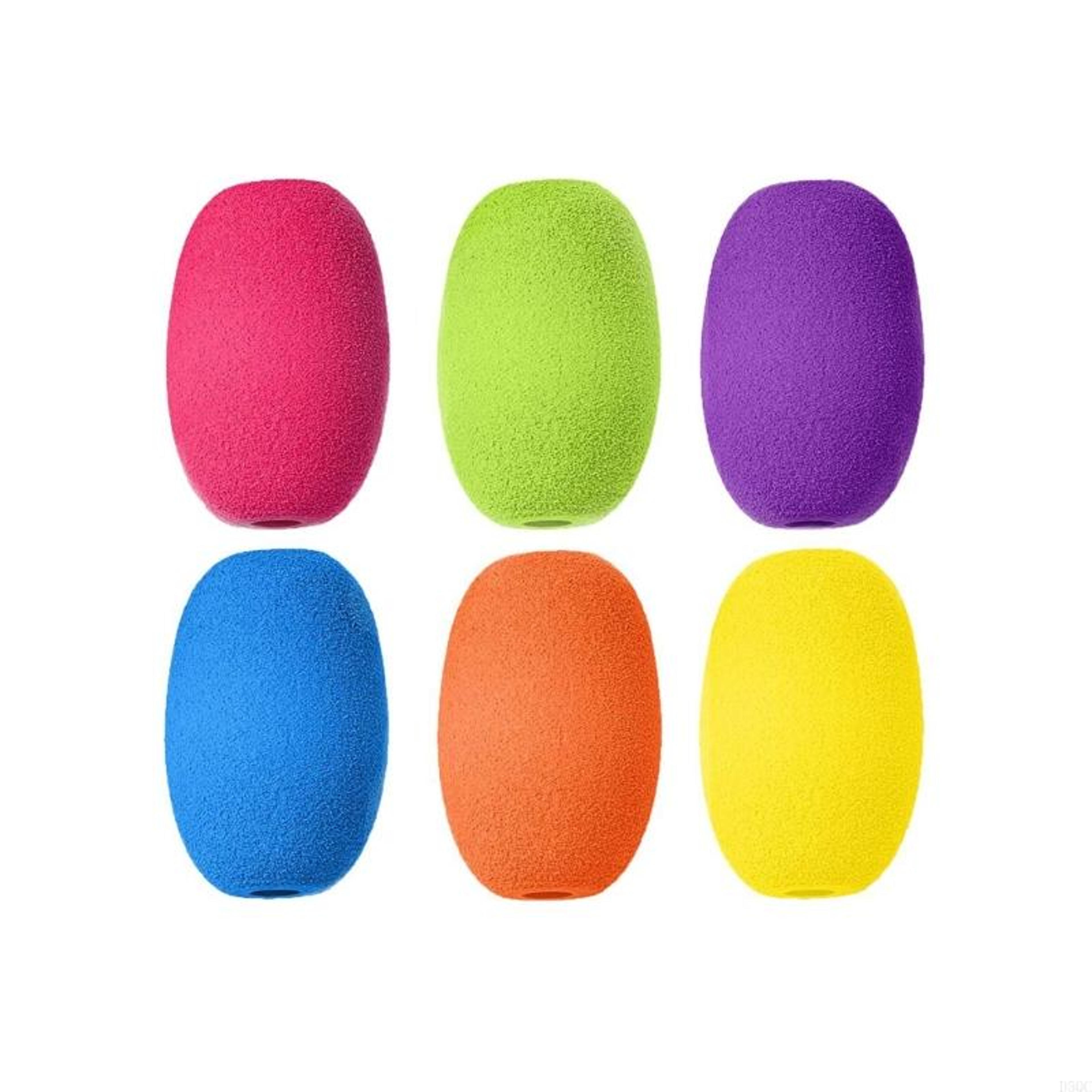 6pcs pen grip, foam pencil holder grip, ergonomic writing aid, handwriting support for kids, lefties, righties