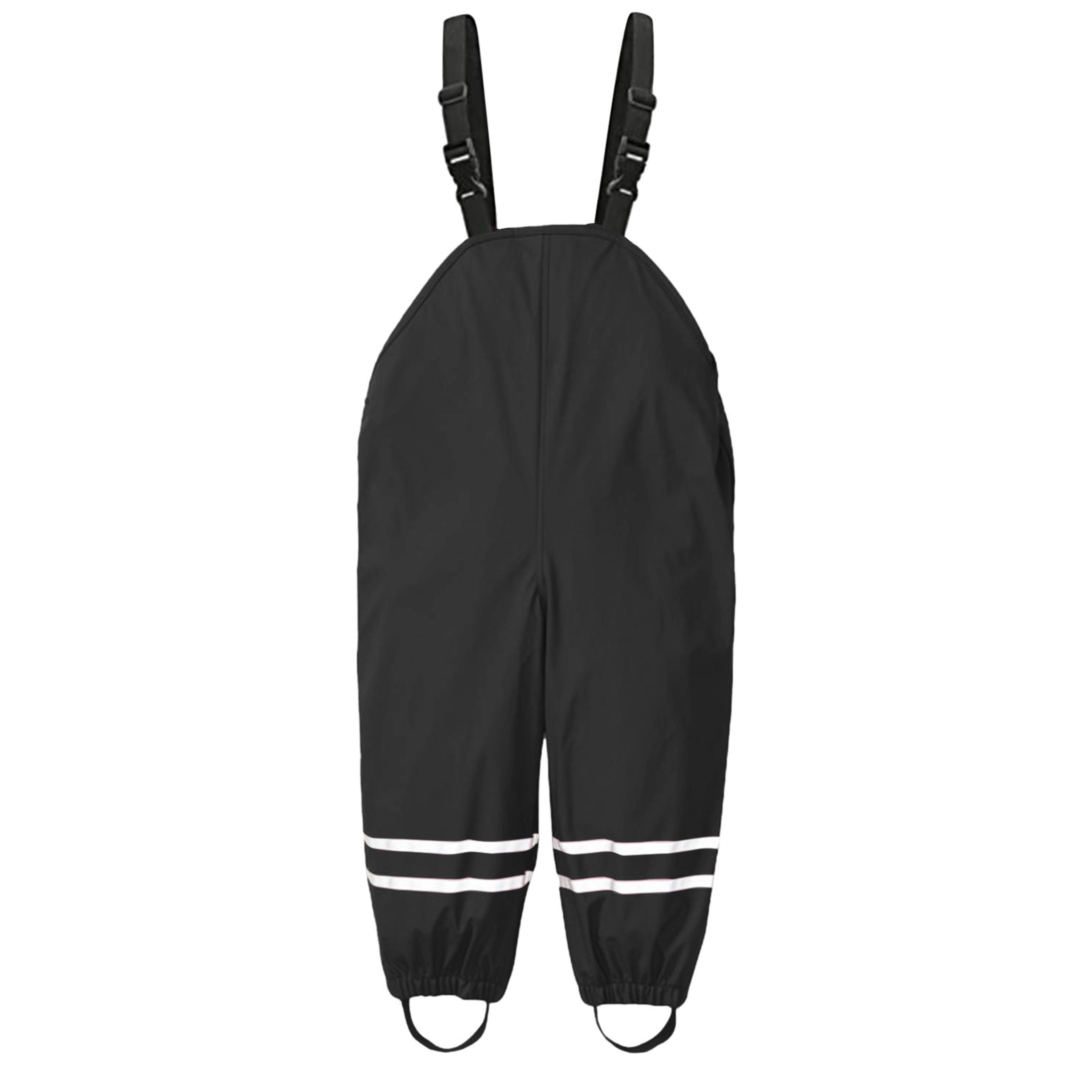 toddler kids windproof waterproof one piece rain pants jumpsuit mud dungarees