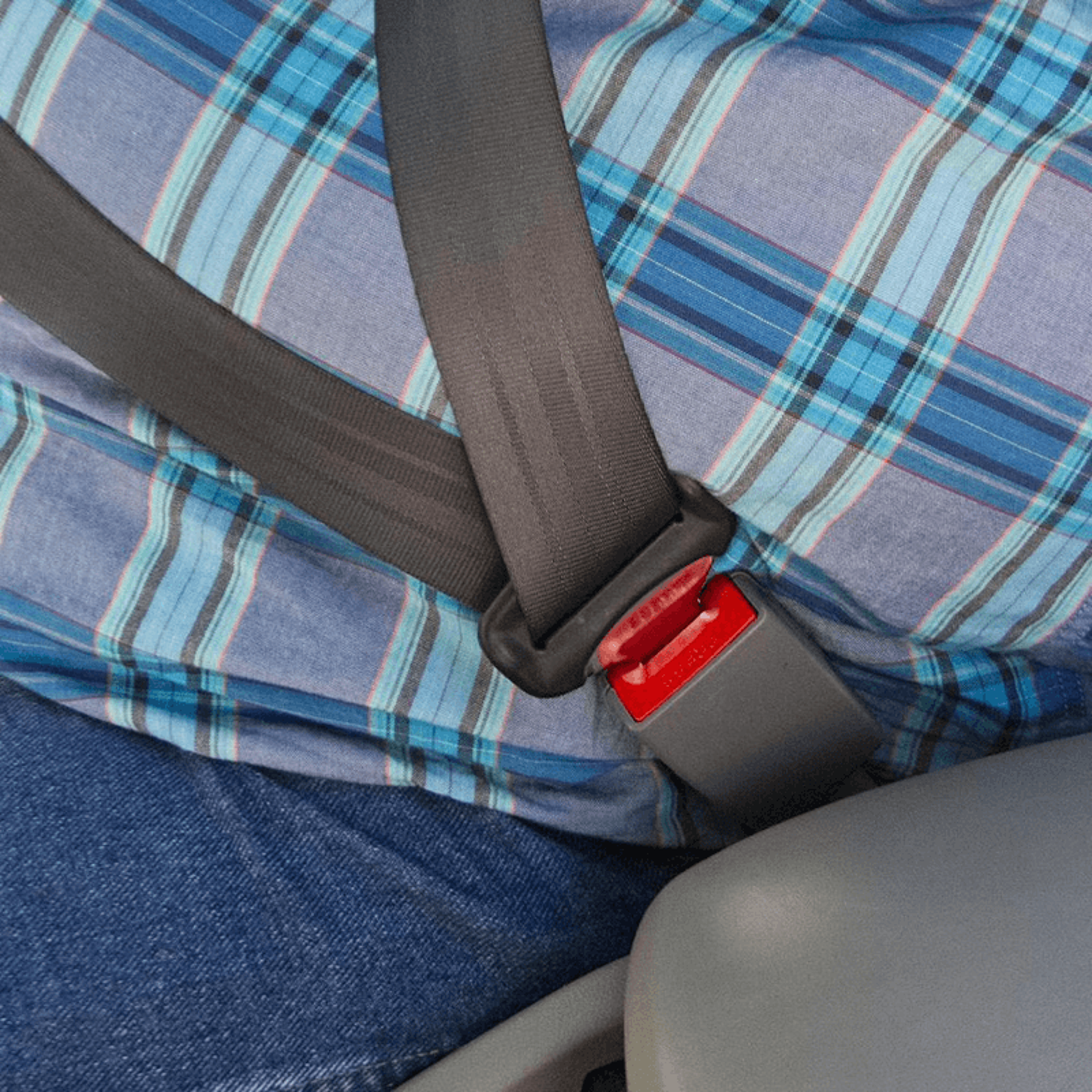 universal car seat belt extender, extra buckle length for mobility & comfort