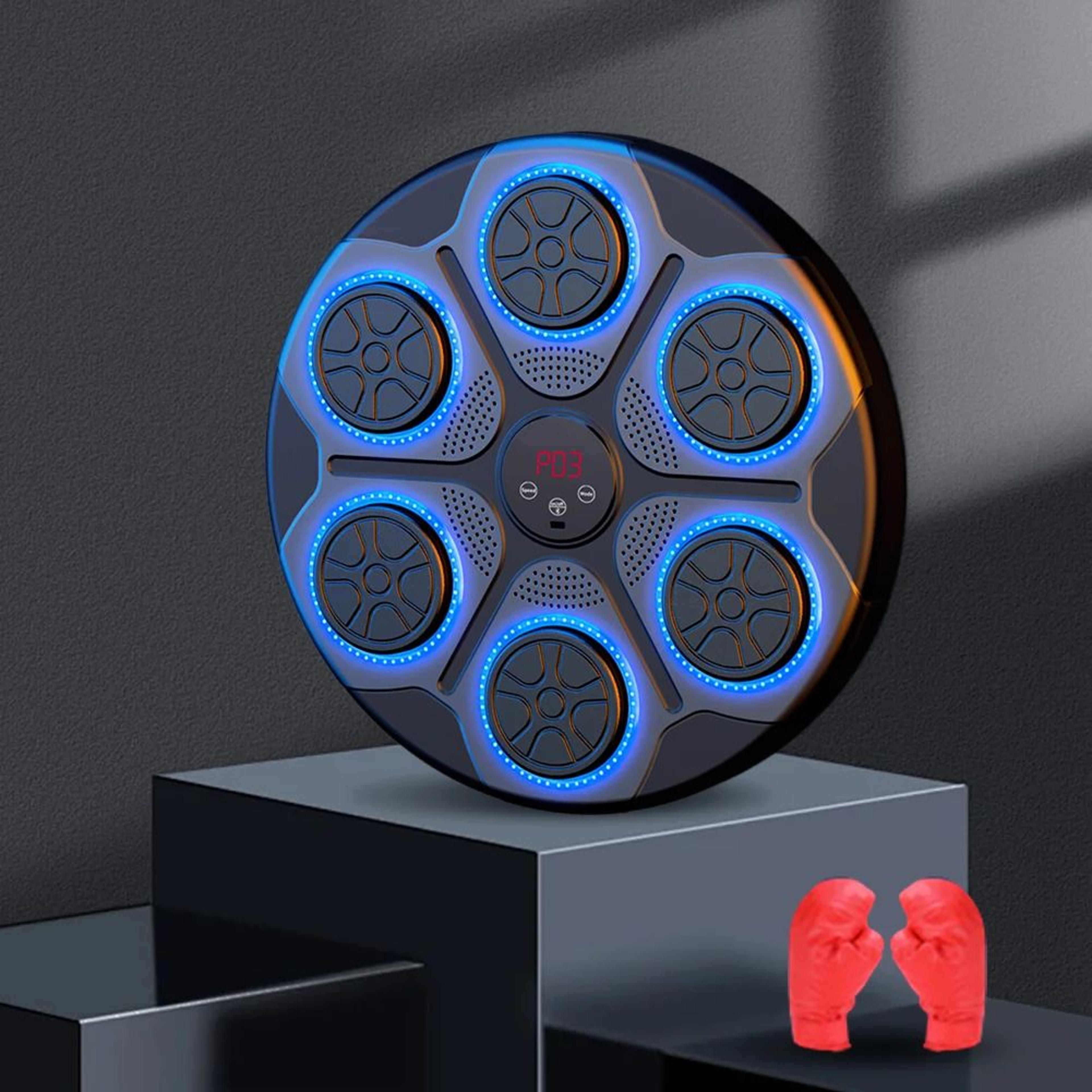 smart bluetooth boxing trainer | wall-mounted target for speed & fitness