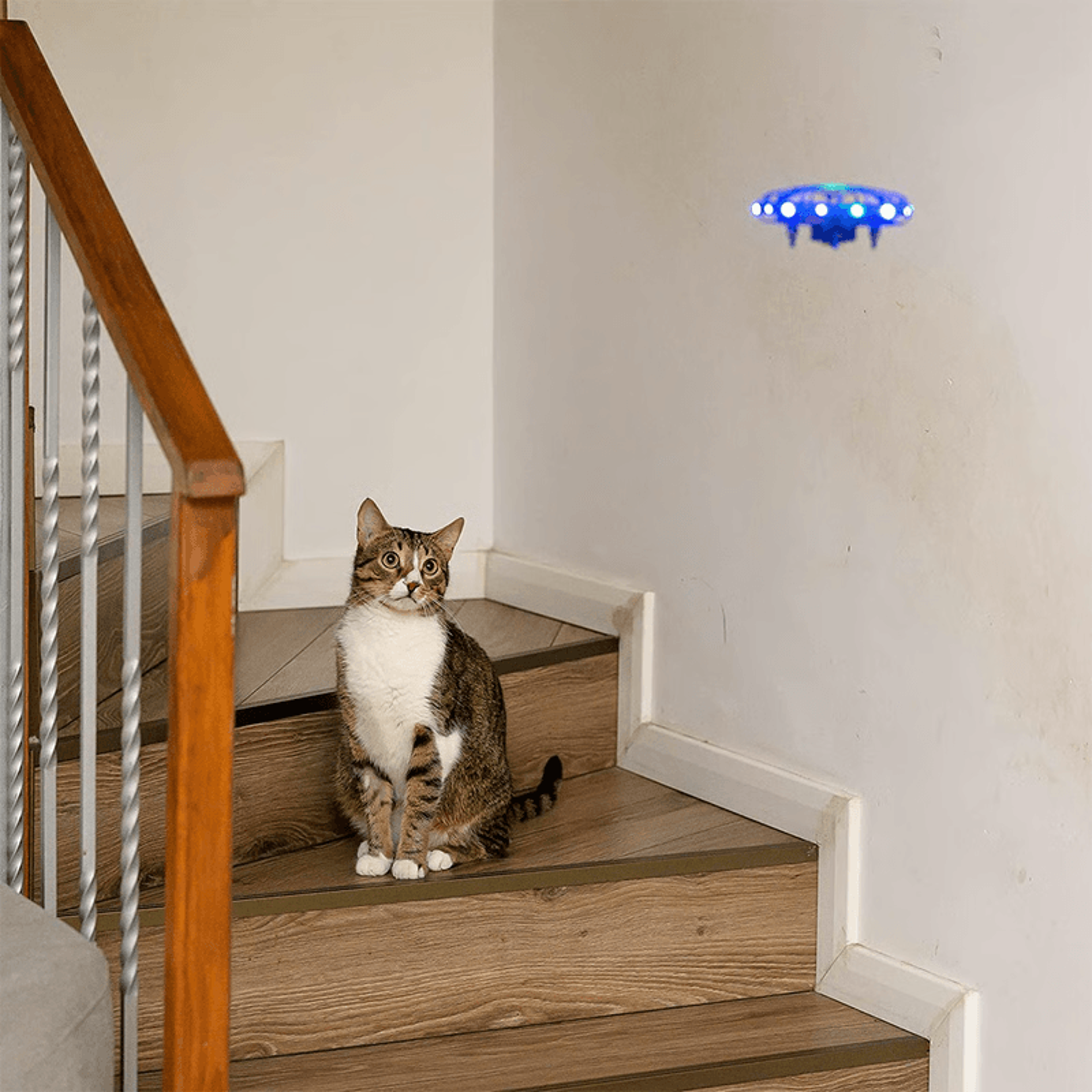 ufo drone toy for kids, fun led flying toy