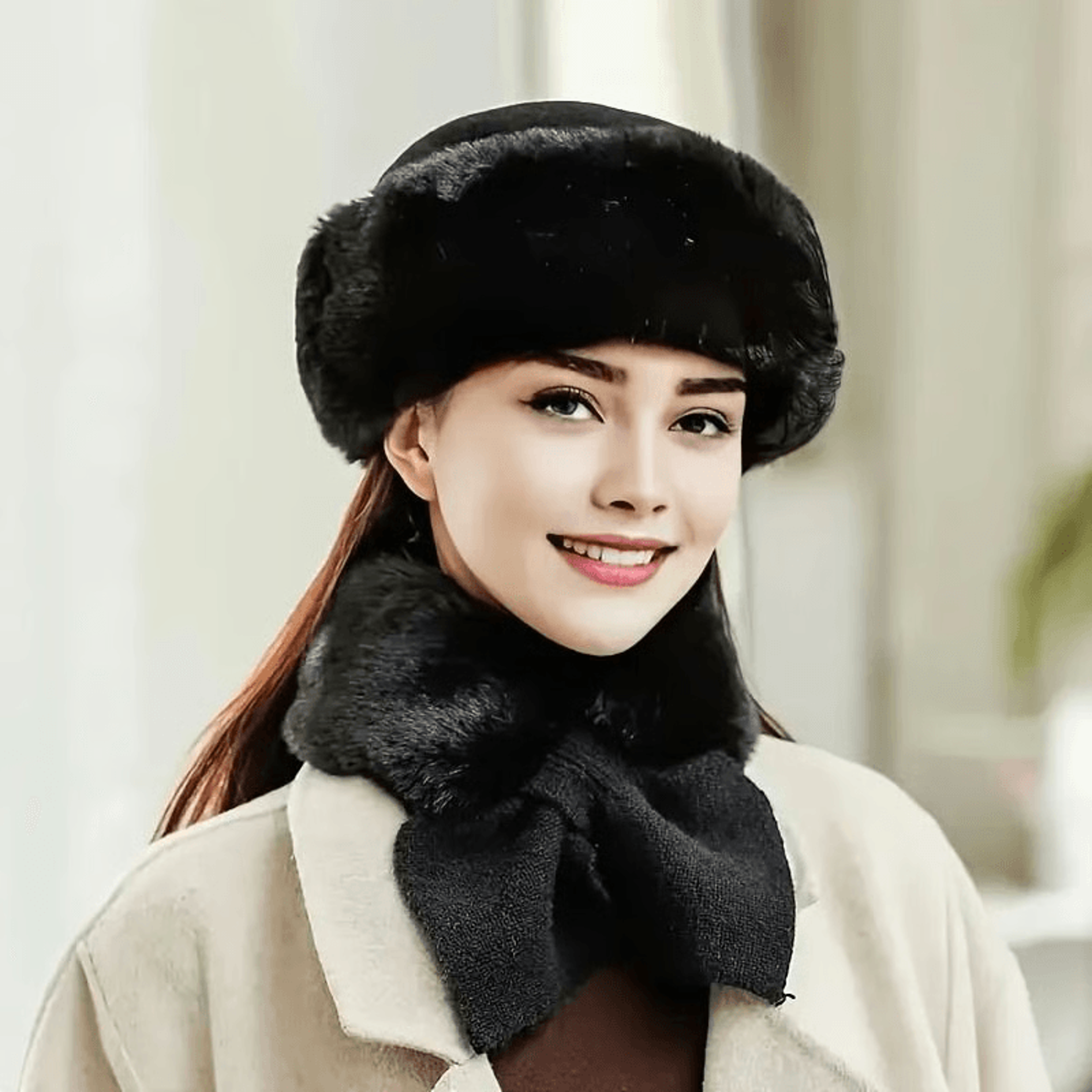 women's winter hat scarf gloves set for warm coverage and easy matching style
