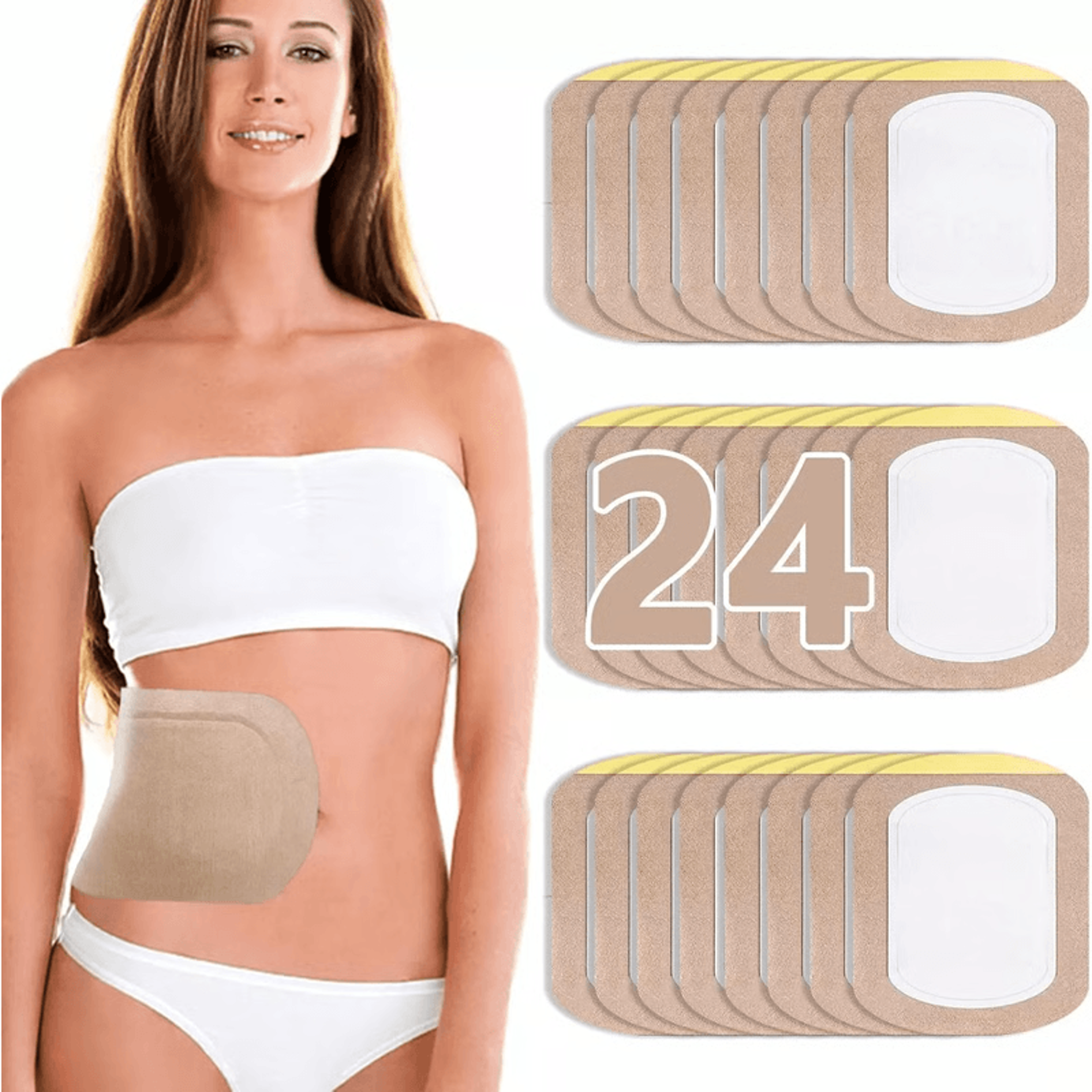 castor oil pack wraps for natural liver & abdominal detox, comfortable home use
