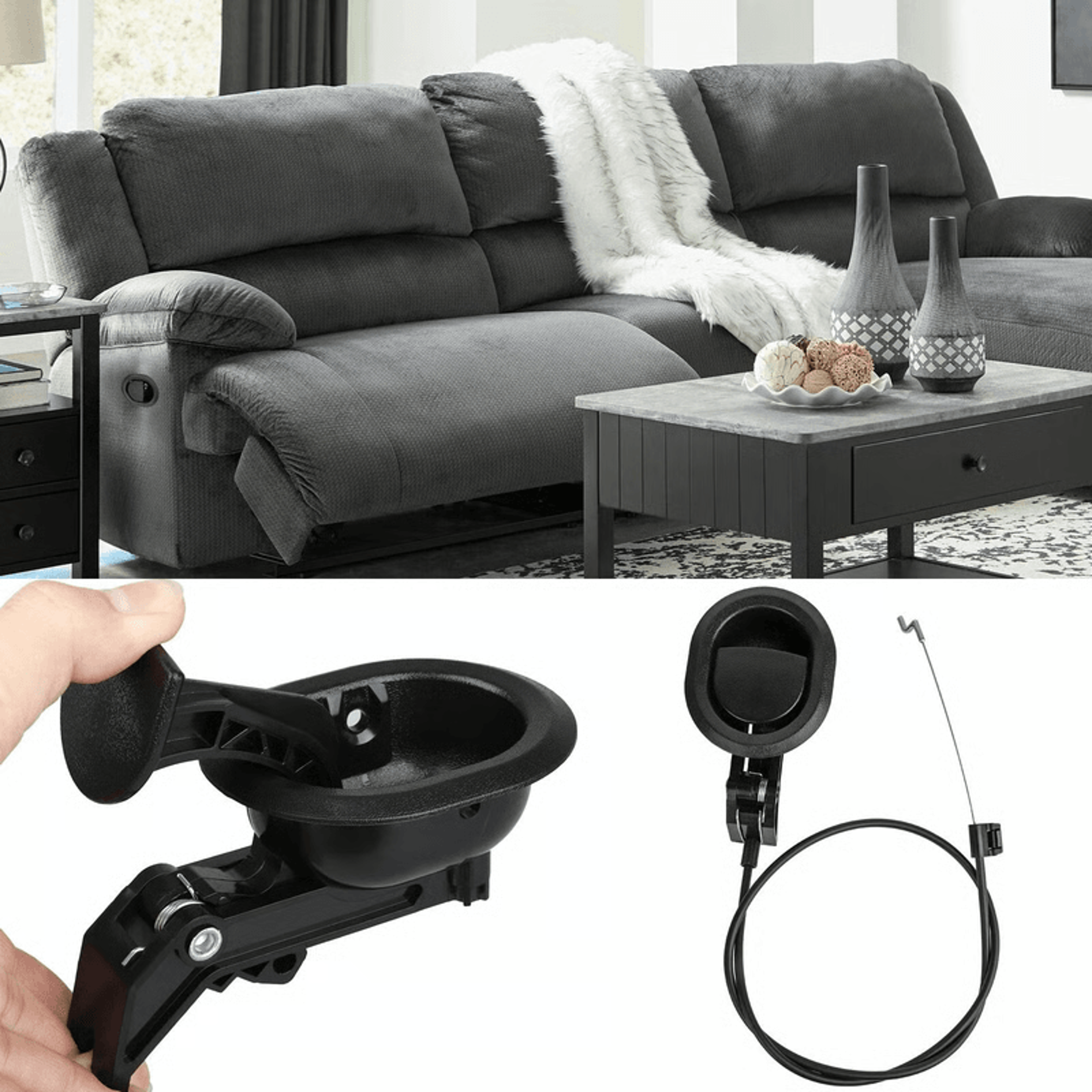 recliner handle replacement cable for smooth sofa chair release repair