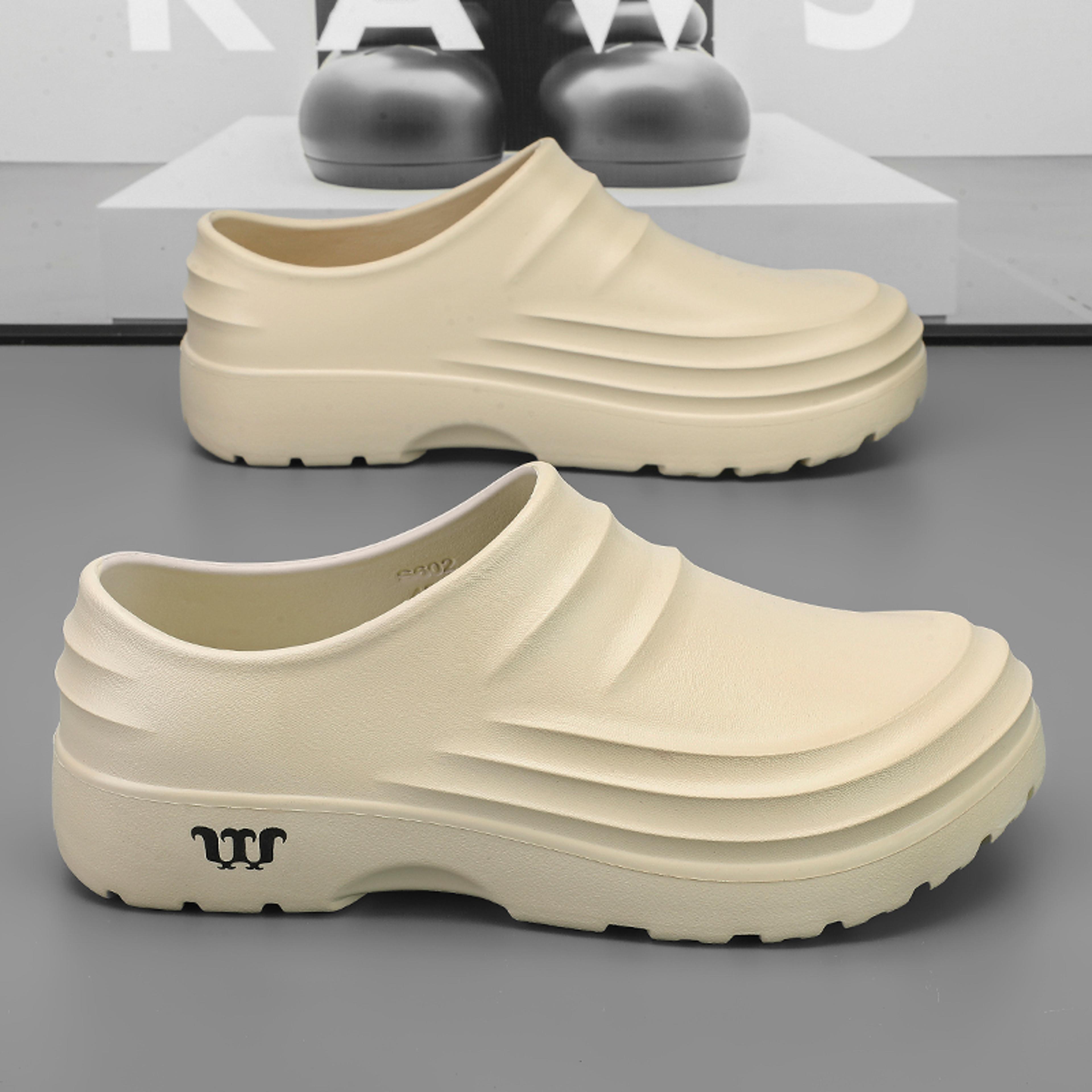 anti slip oil proof chef work shoes lightweight slip resistant kitchen safety shoes