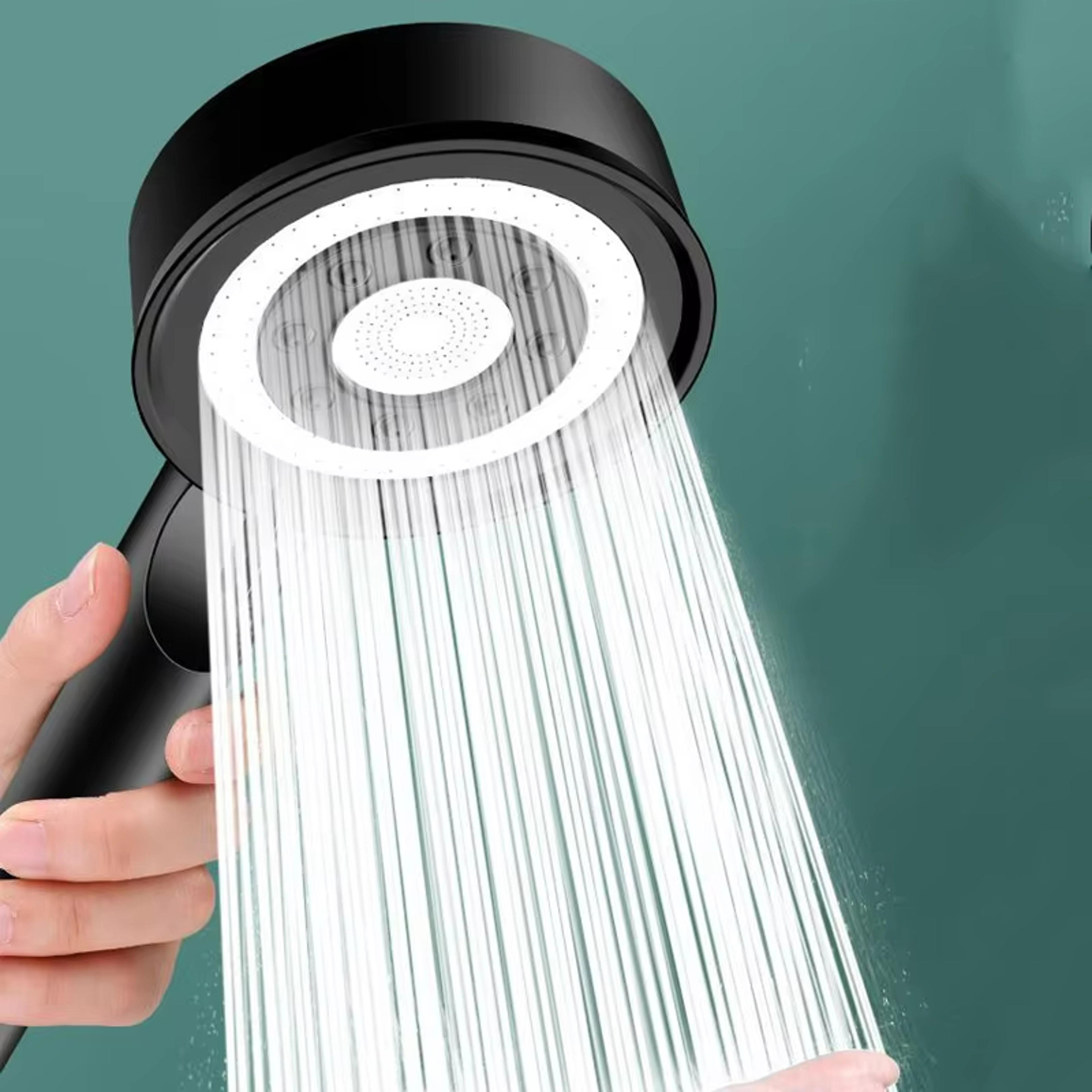 high pressure handheld shower head, 5 modes water-saving nozzle with spa massage & pressurized spray for bathroom