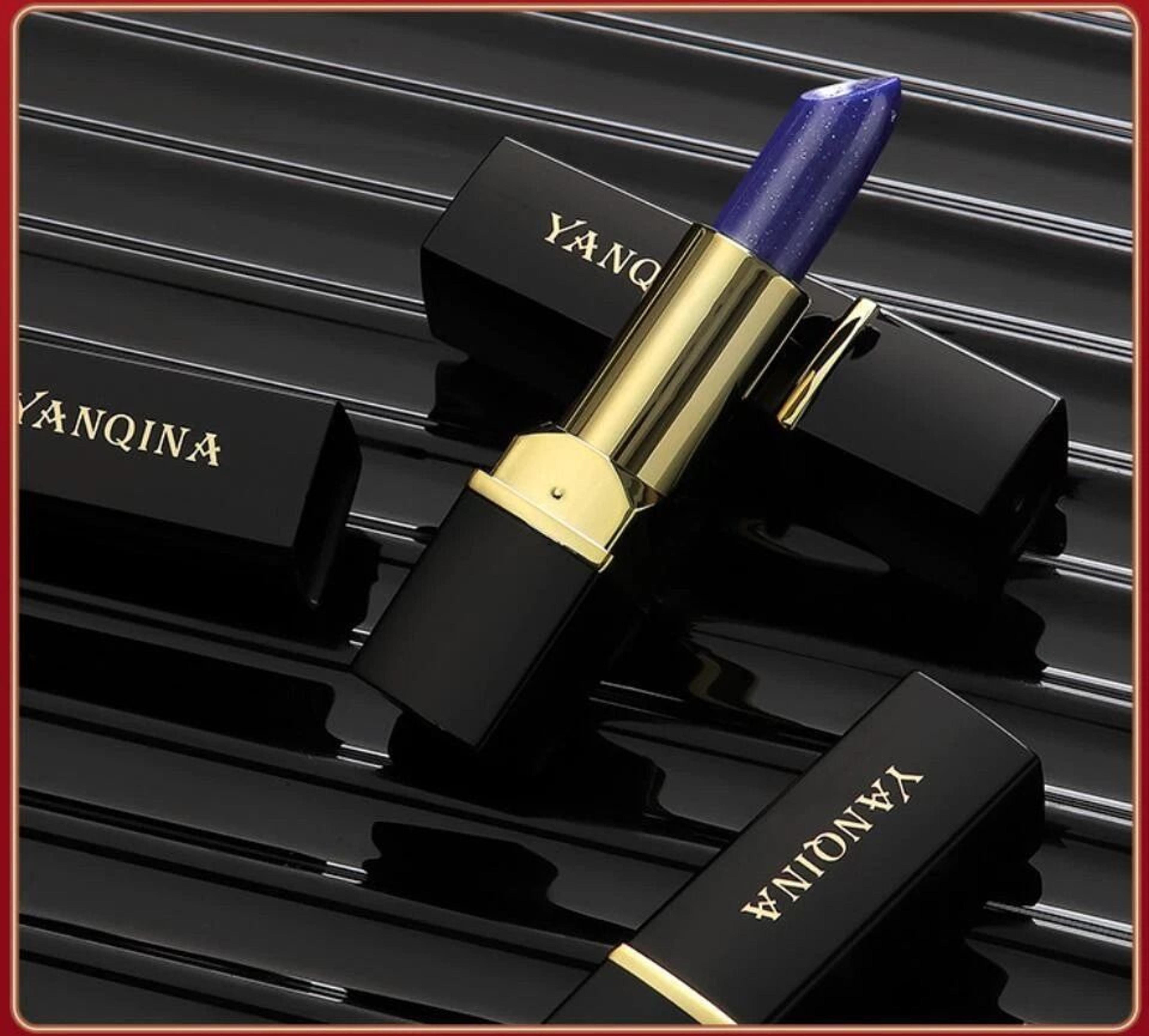 magical discoloration blue-rose temperature changing lipstick – color-shifting, moisturizing & long lasting