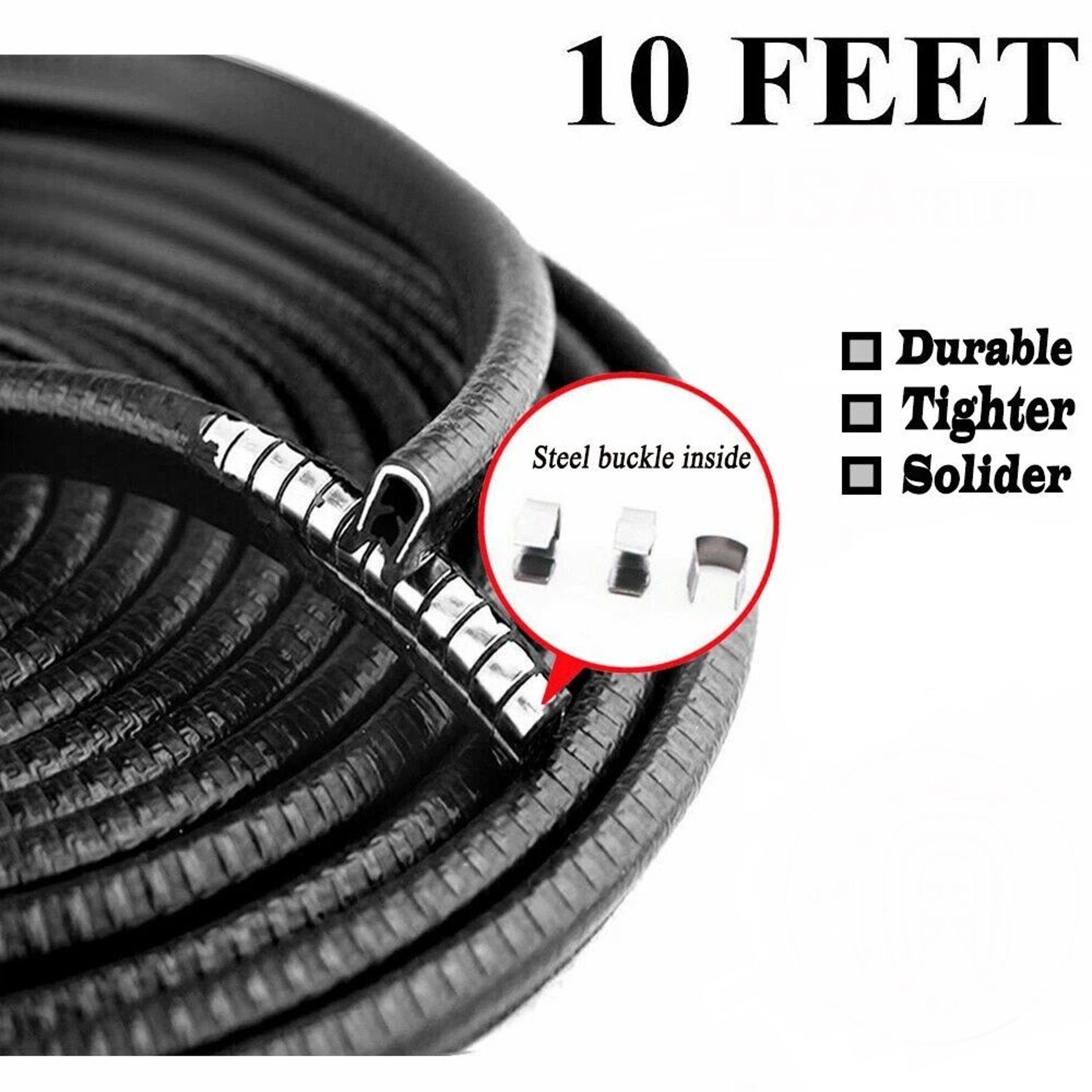 10ft car door trim black– rubber edge guard seal protector | scratch & metal moulding for auto protection