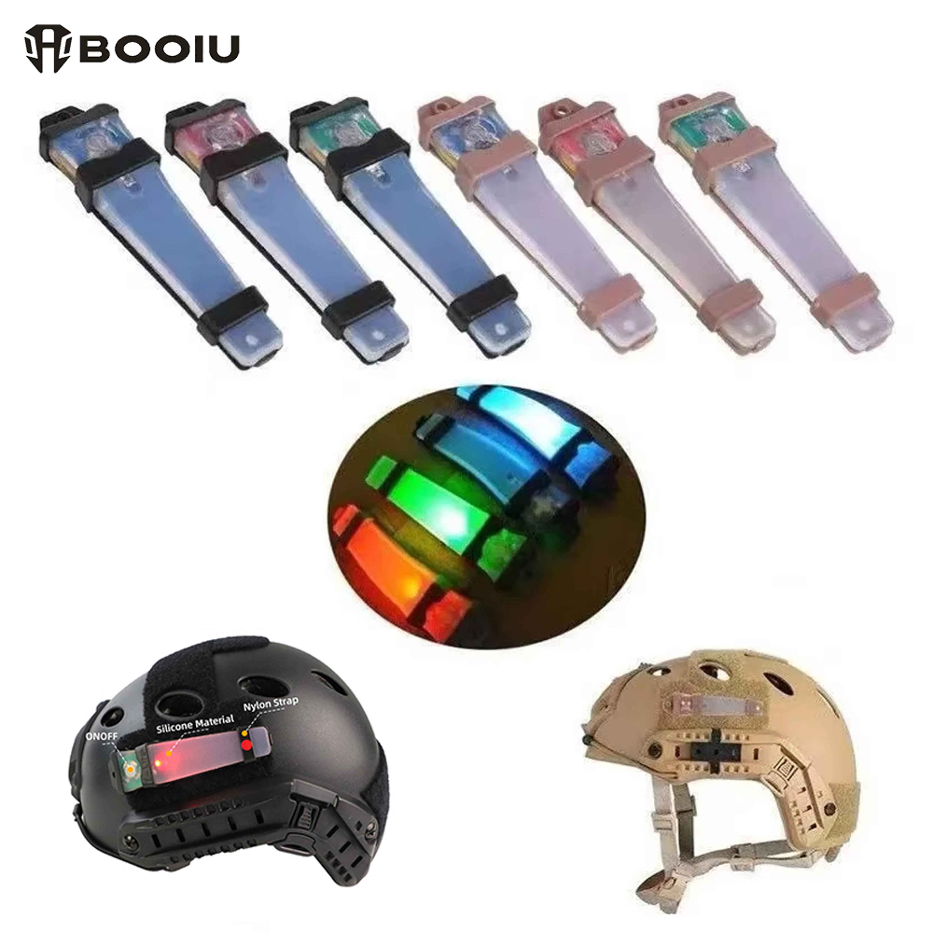 waterproof tactical fma helmet flashing light with ir strobe for outdoor survival, hiking & safety identification