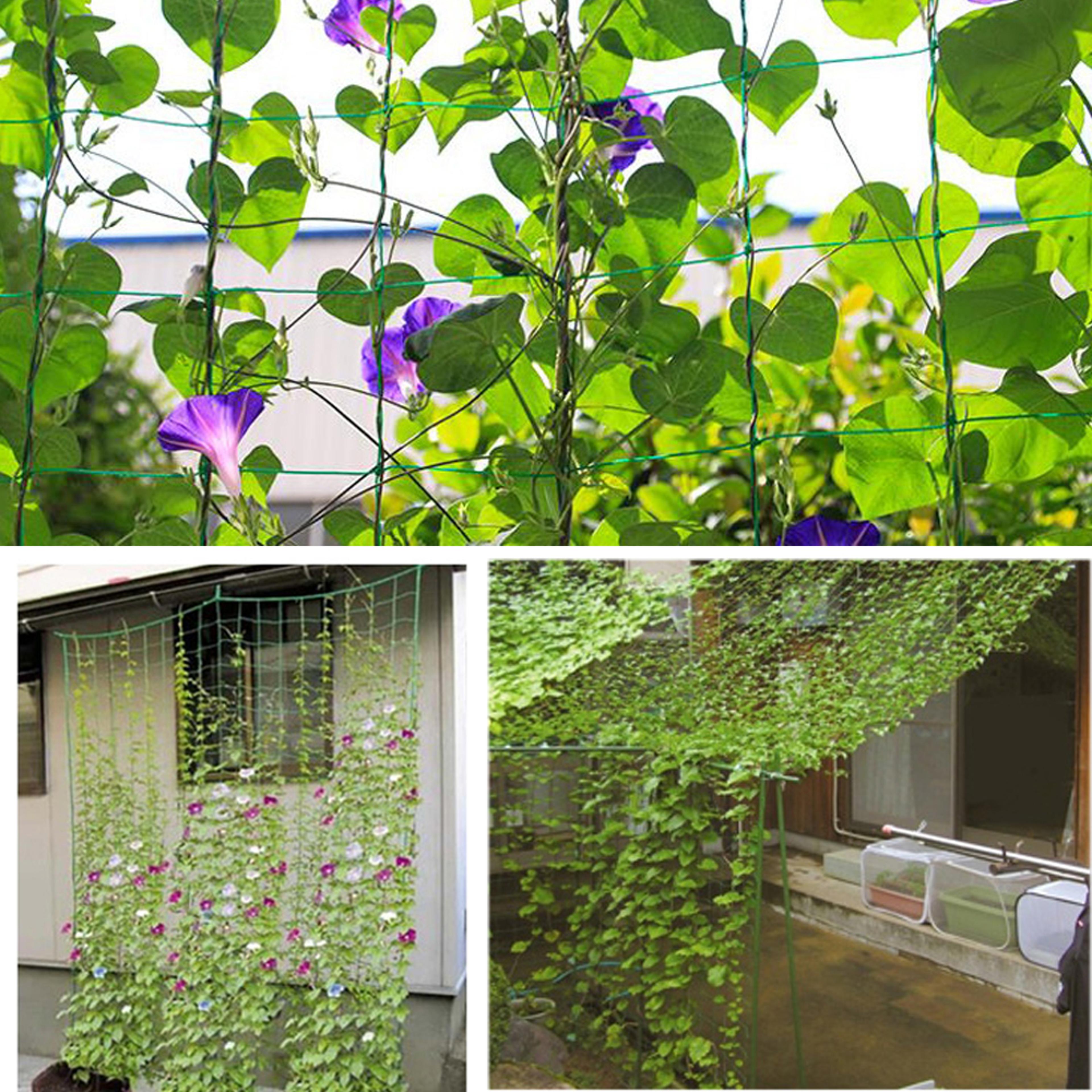 heavy-duty garden climbing net trellis, plant support stand for flowers, vegetables & vine orchard gardening tools