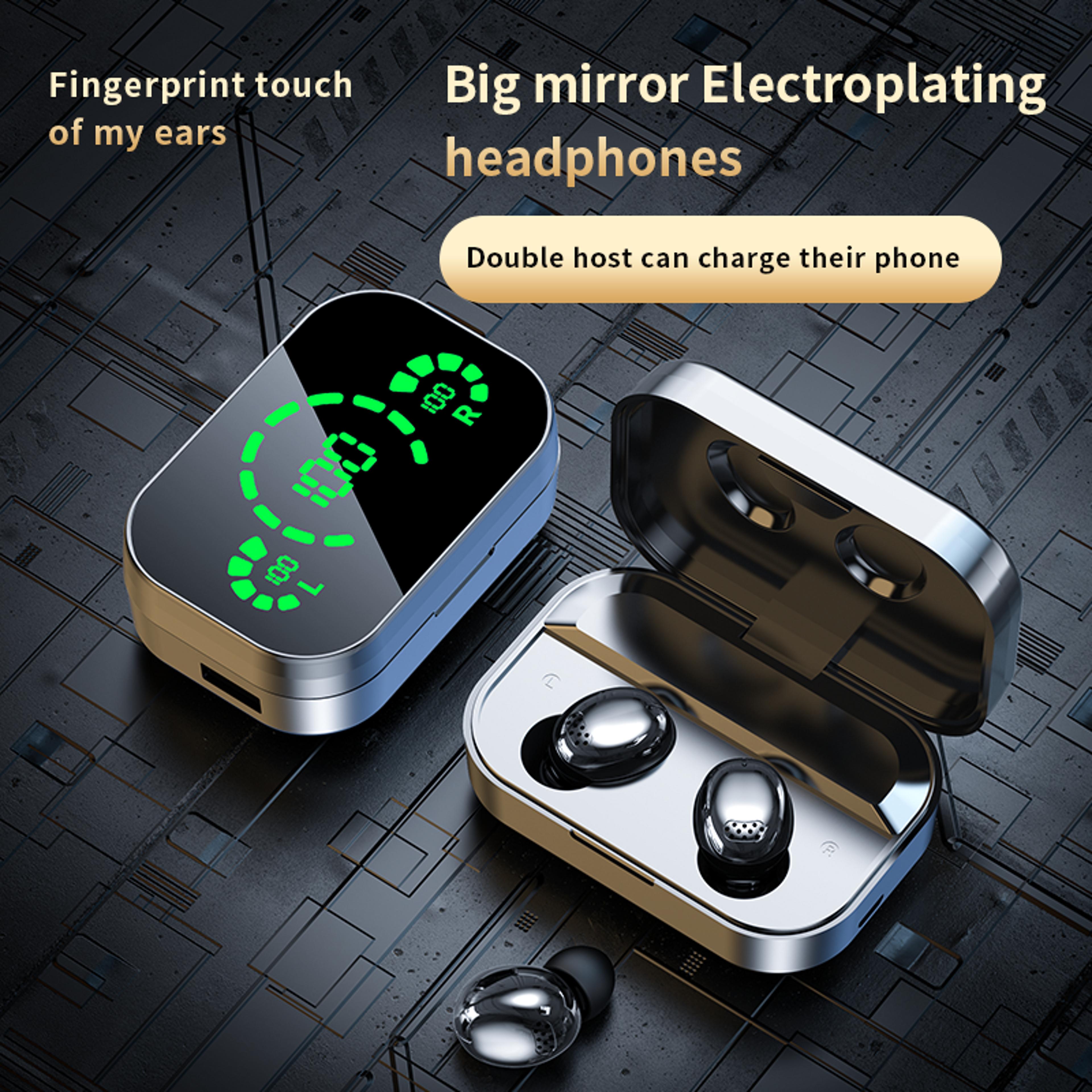 tws bluetooth 5.3 wireless earbuds, high quality hifi music headset, led sport ear pods, gaming headphones