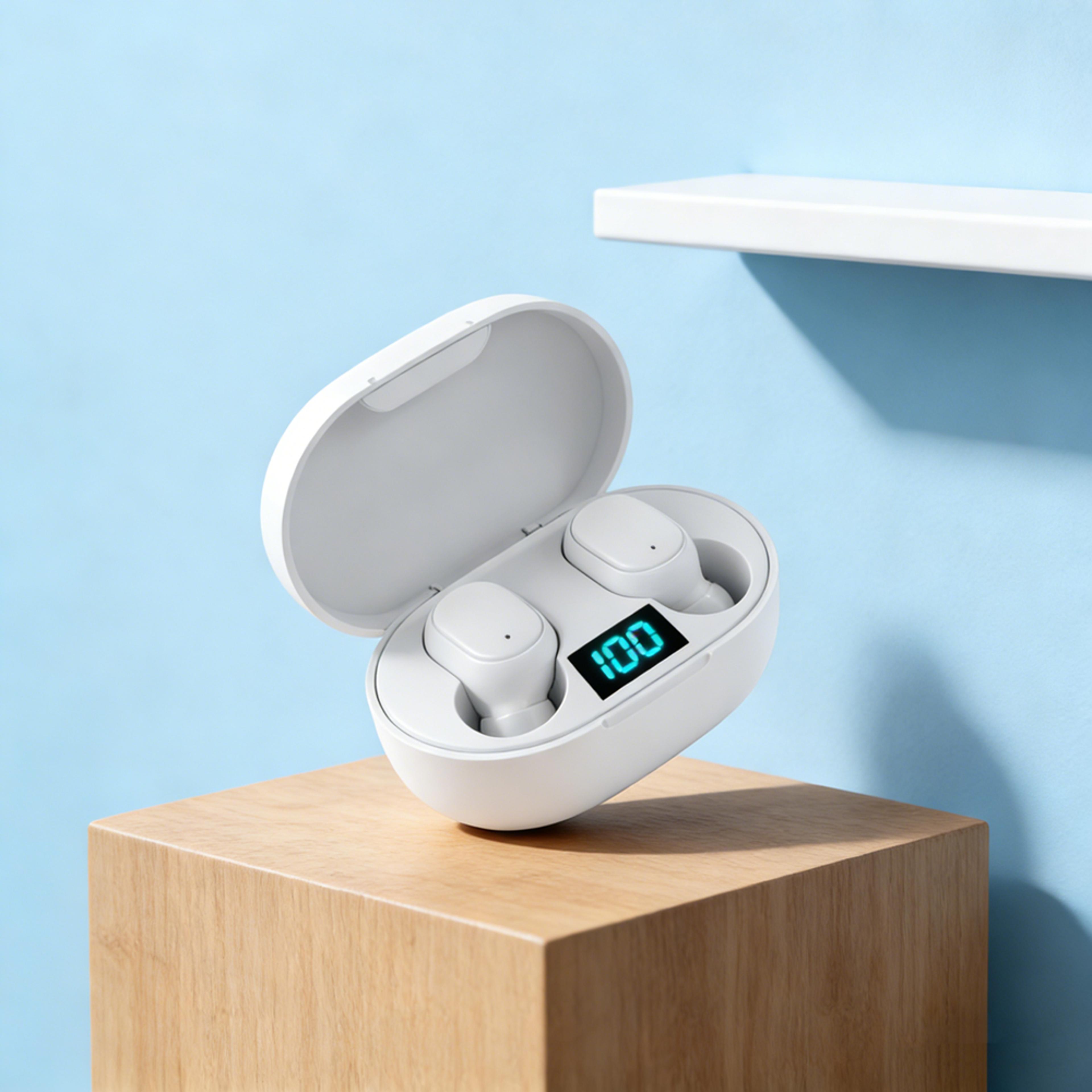 wireless bluetooth headset with noise cancelling mic for calls music and everyday use