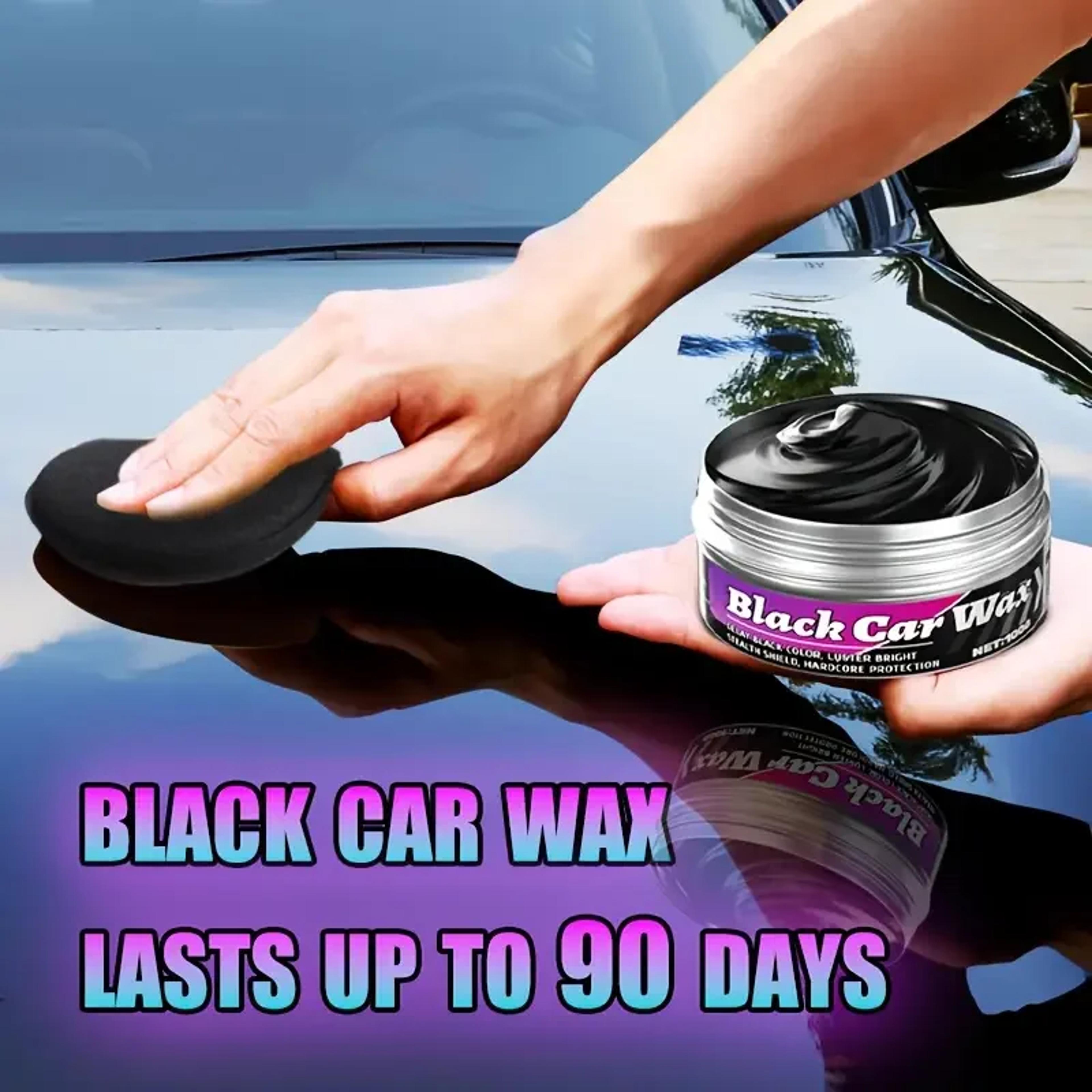 black car crystal plating wax ultimate mirror shine & scratch repair