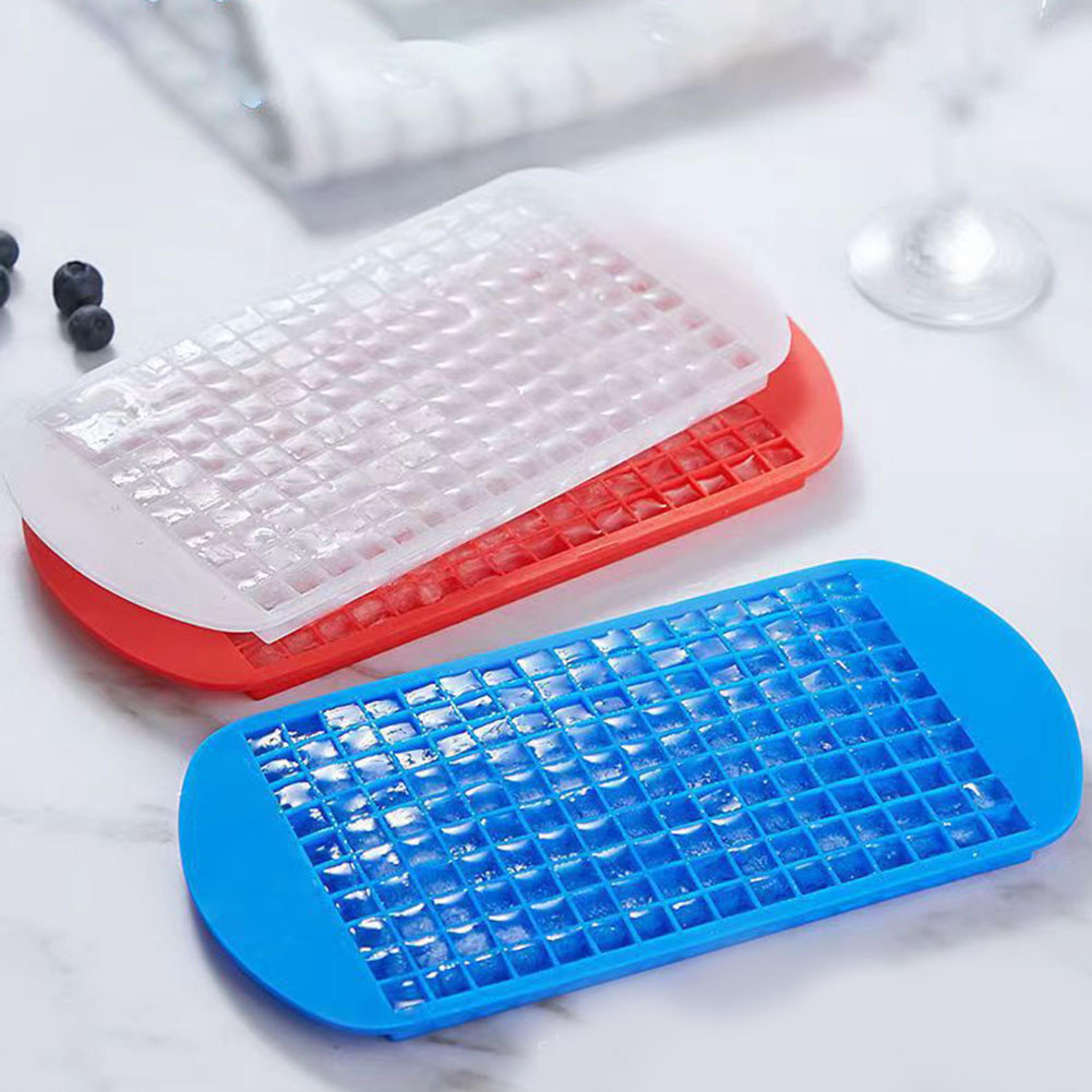 silicone ice cube tray with lid easy release freezer mold for cocktails and baby food