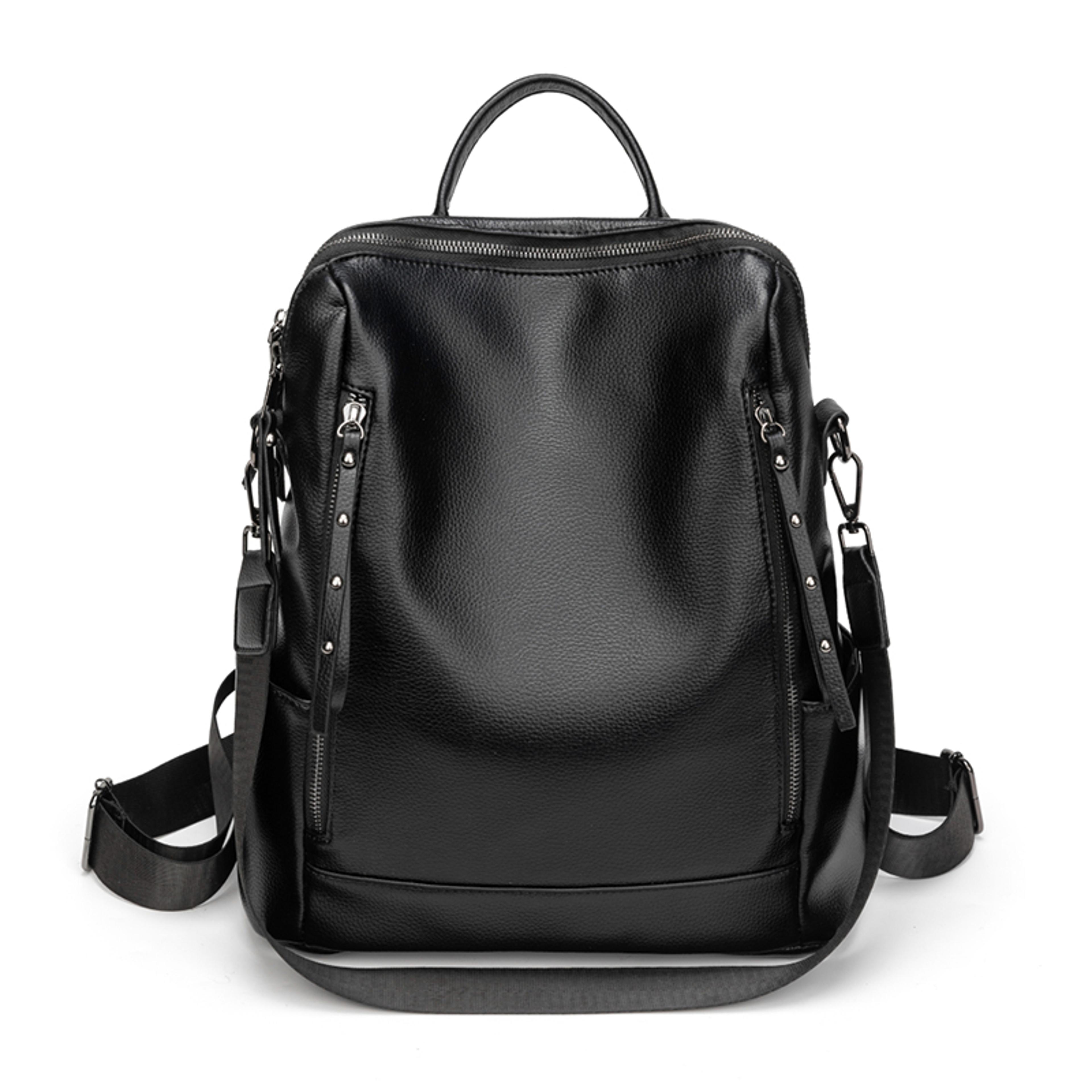 retro womens convertible backpack purse for commuting and travel