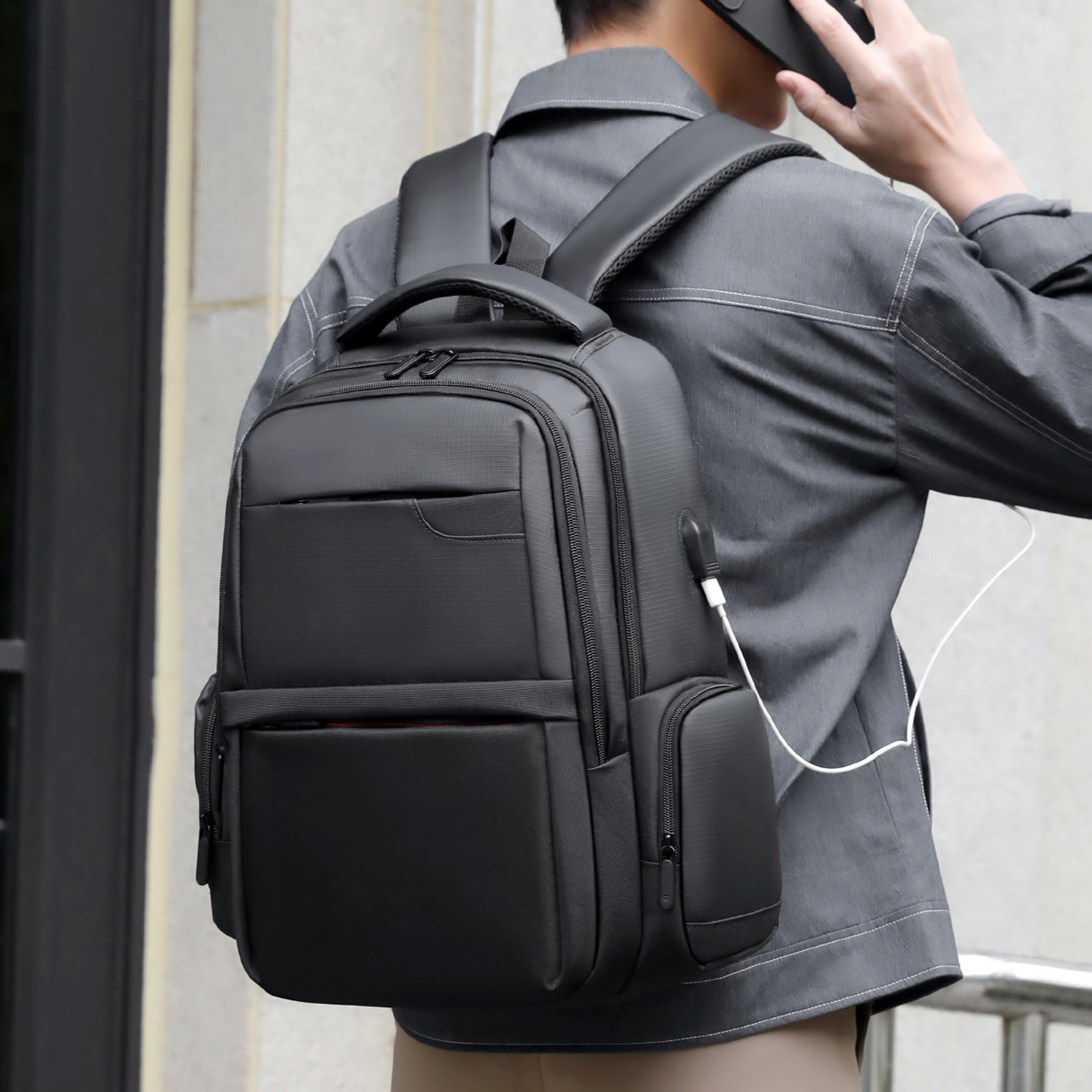 large capacity business laptop backpack for college travel and daily commute