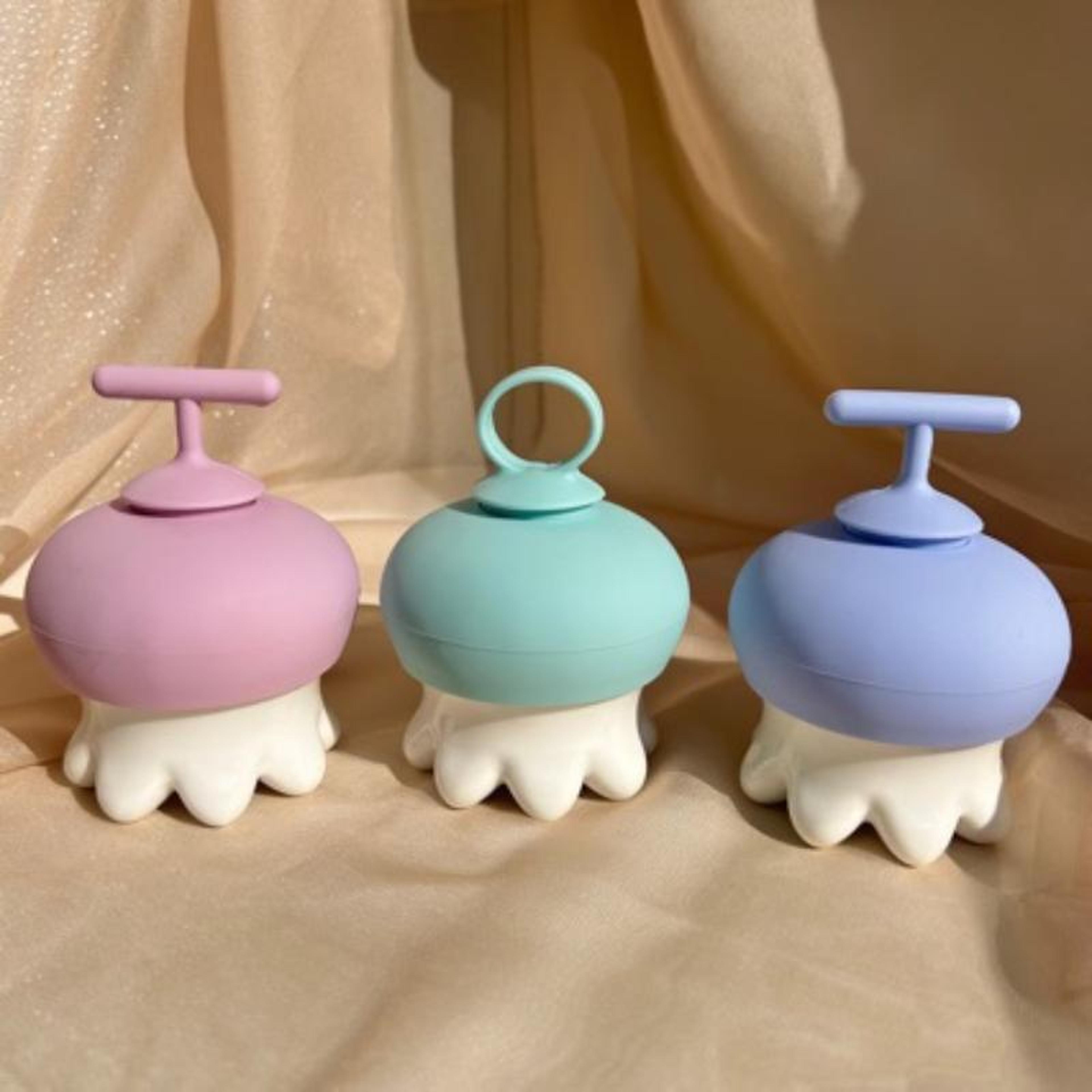 ceramic moxibustion therapy head massage tool for warm scalp comfort and relaxation