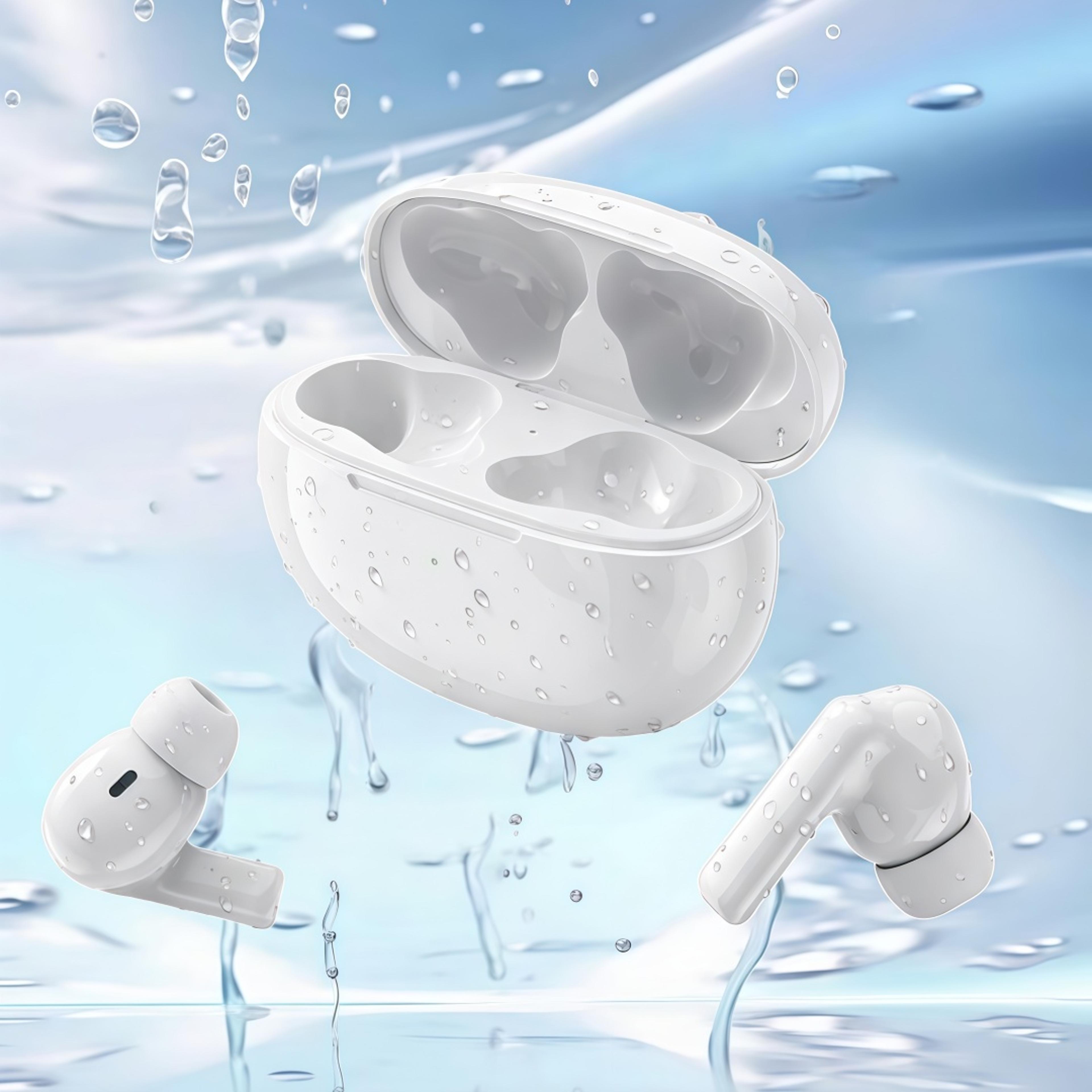 wireless bluetooth earbuds with mic and noise cancelling sound