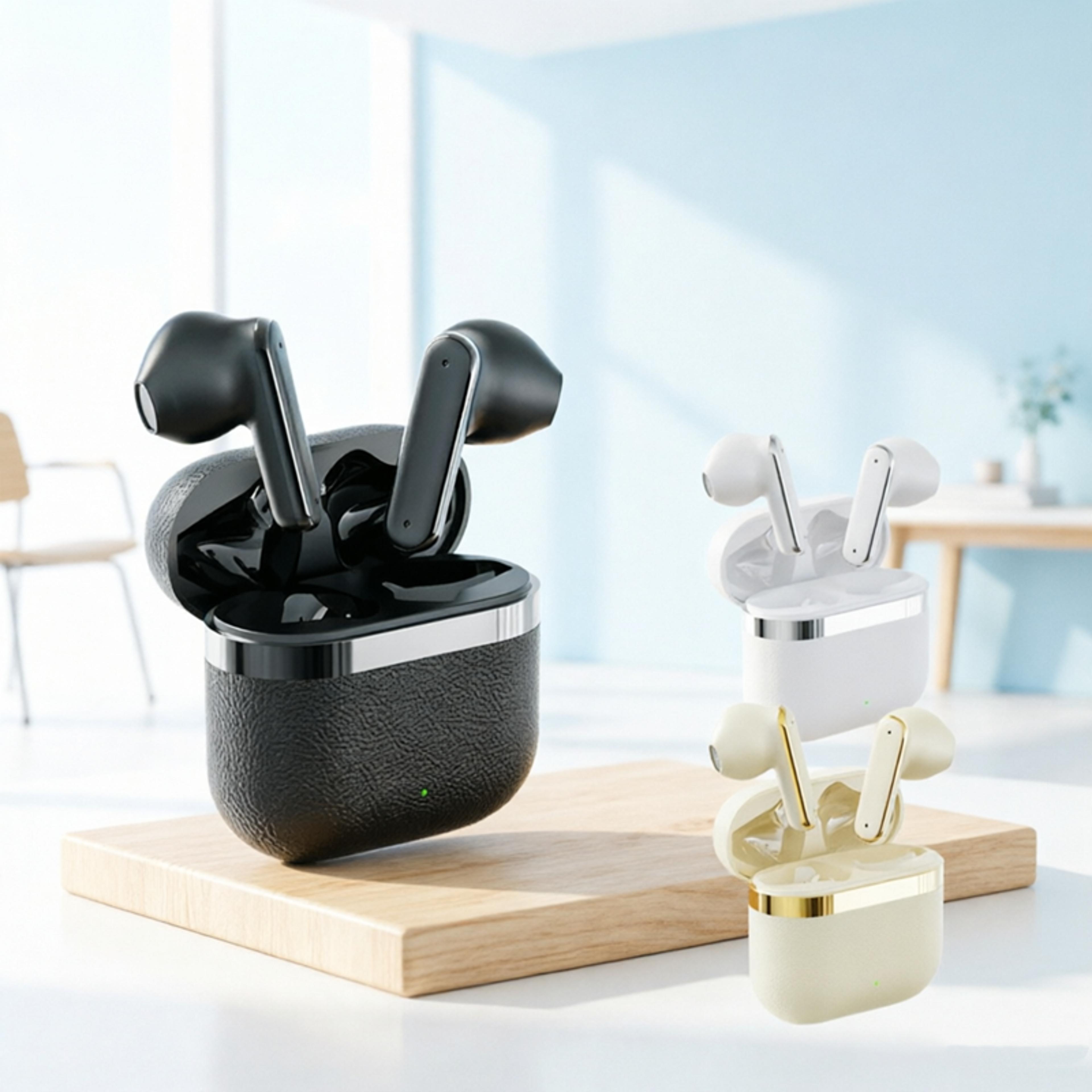 tws bluetooth earbuds with led display wireless hifi in ear headphones