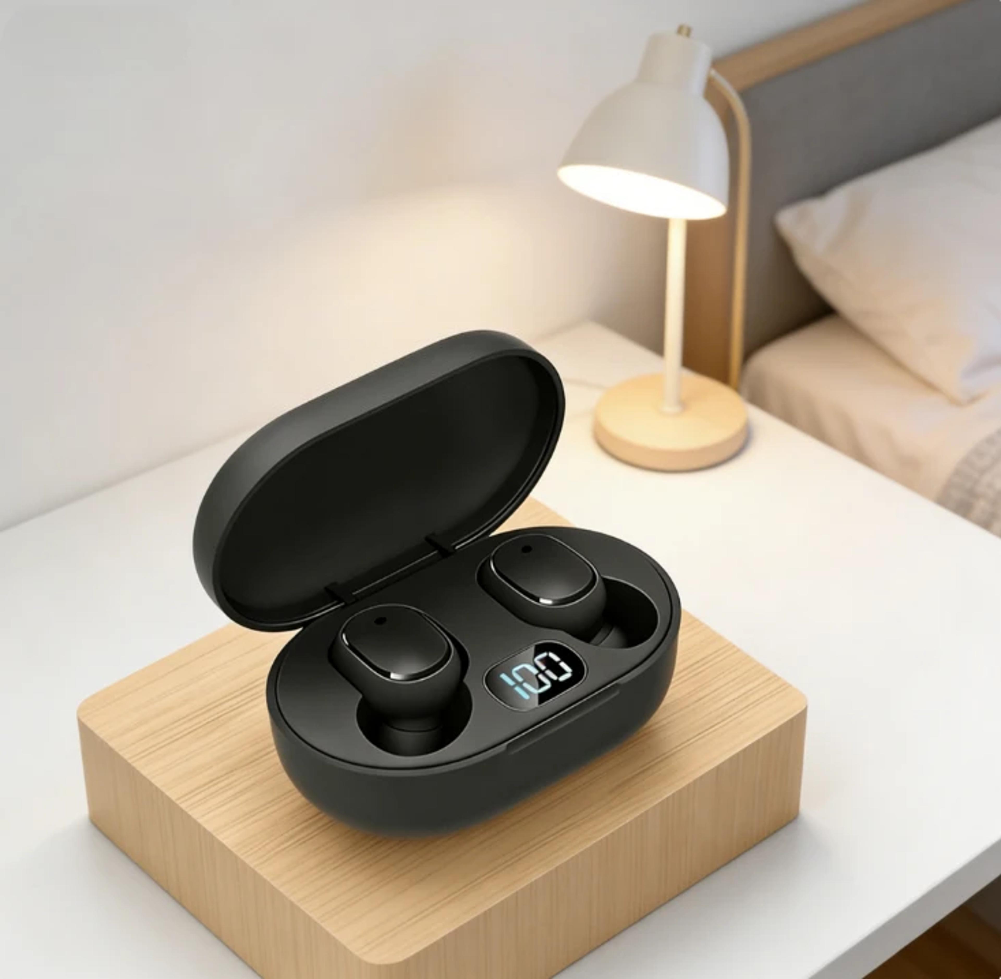 premium tws bluetooth earphones wireless noise-cancelling headset with microphone