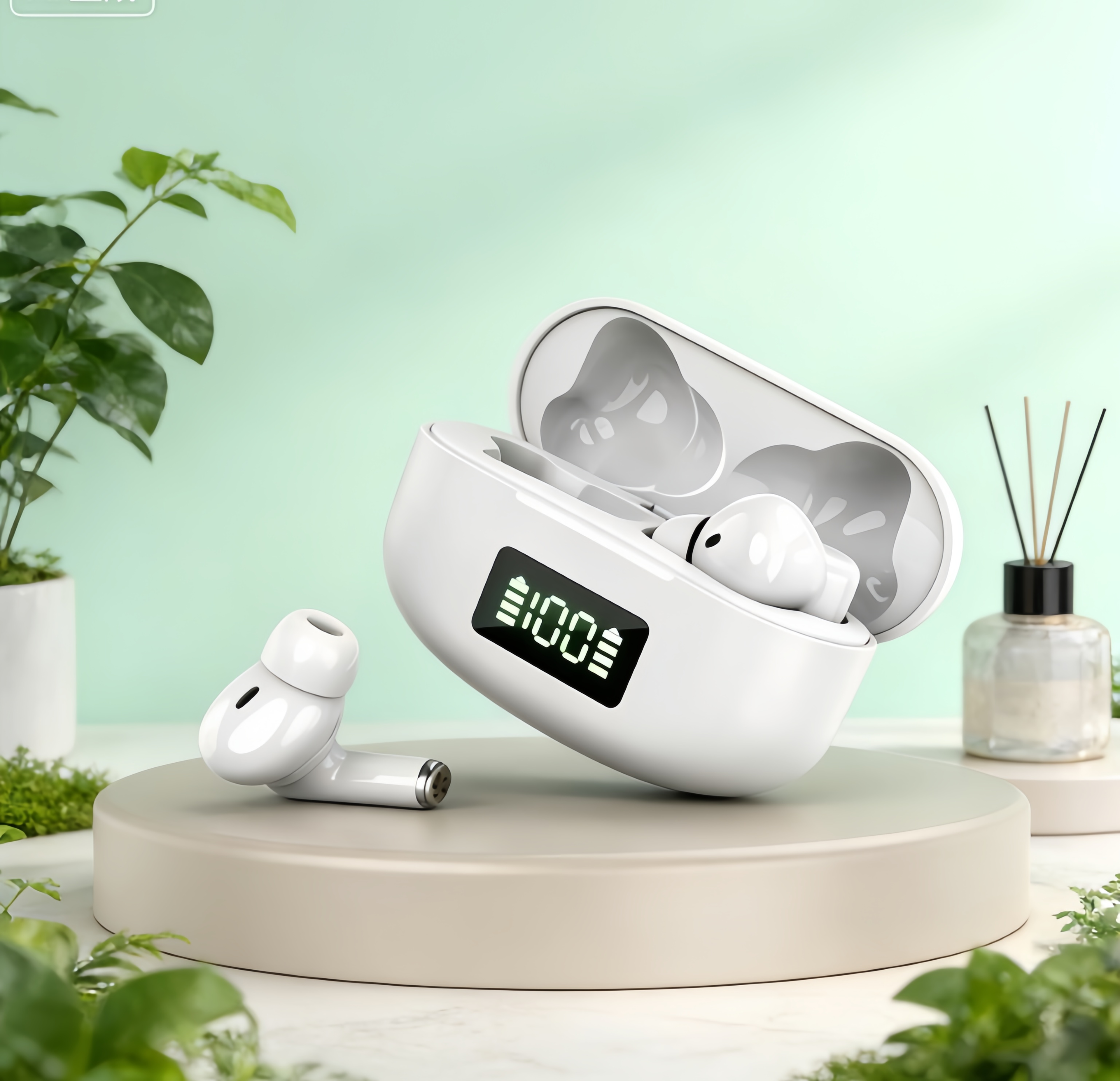premium bluetooth wireless earbuds sports tws earbuds with noise reduction & long playtime