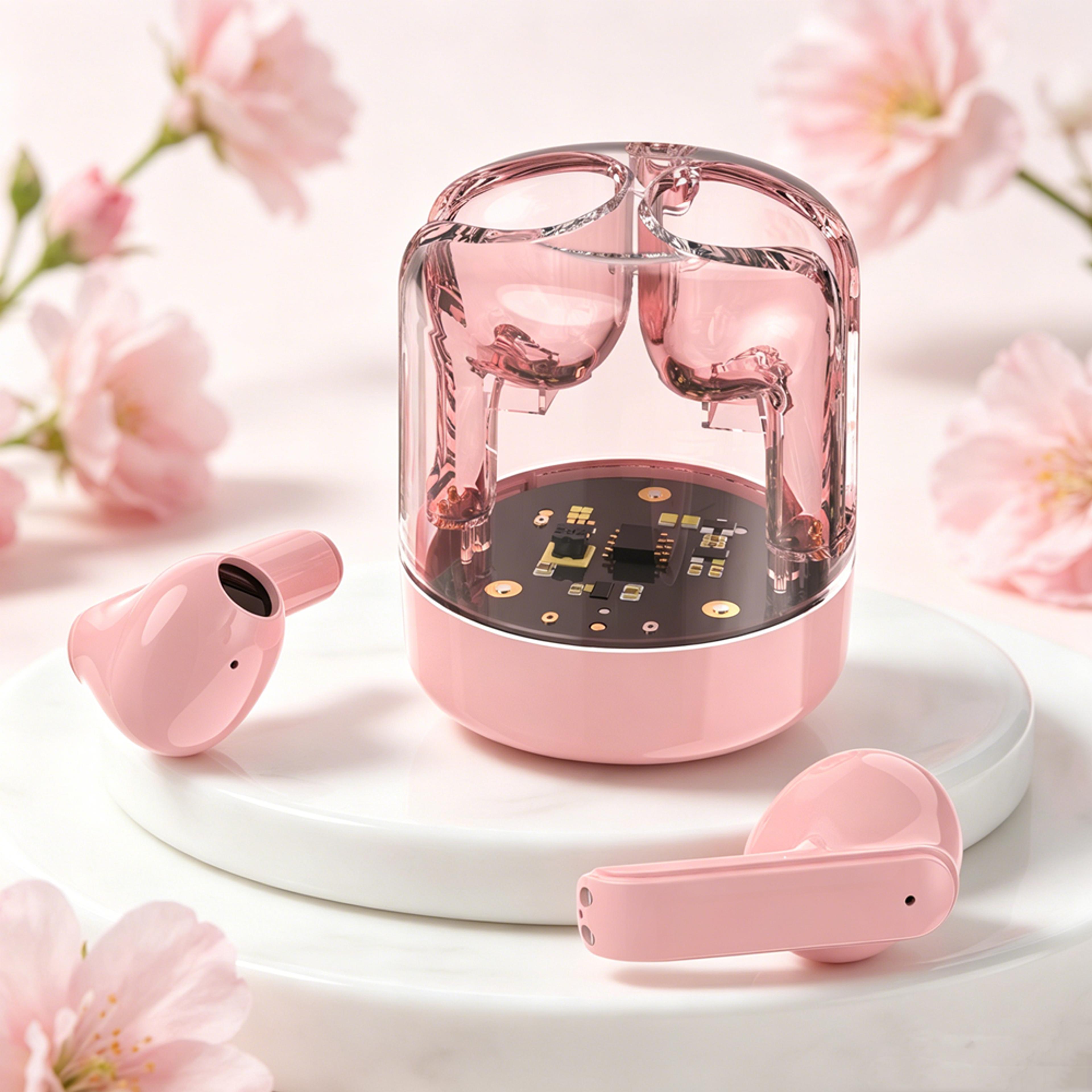 premium bluetooth earbuds with noise cancellation & waterproof comfort