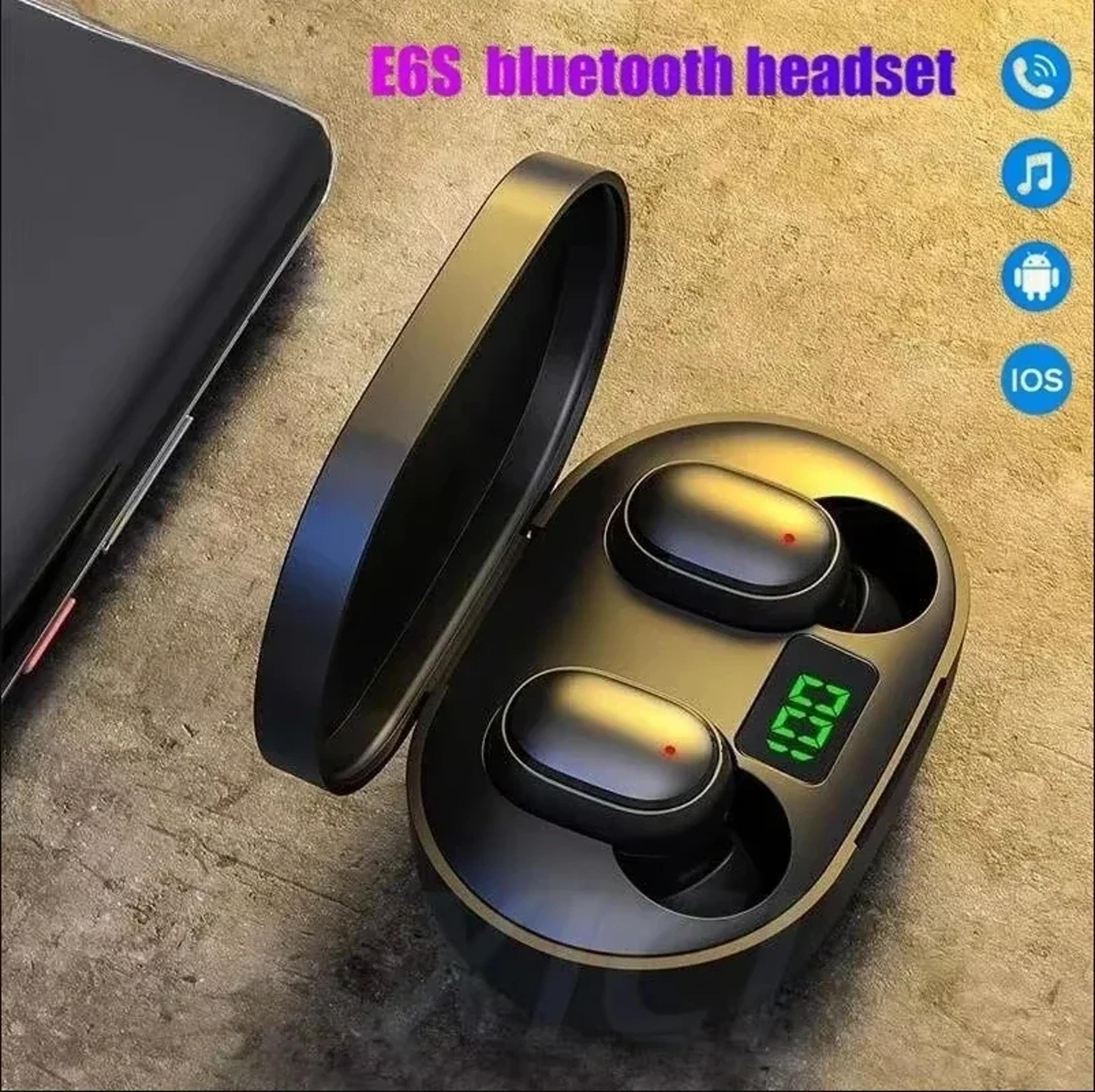ultraclear pro wireless bluetooth earphones noise cancelling headset with microphone