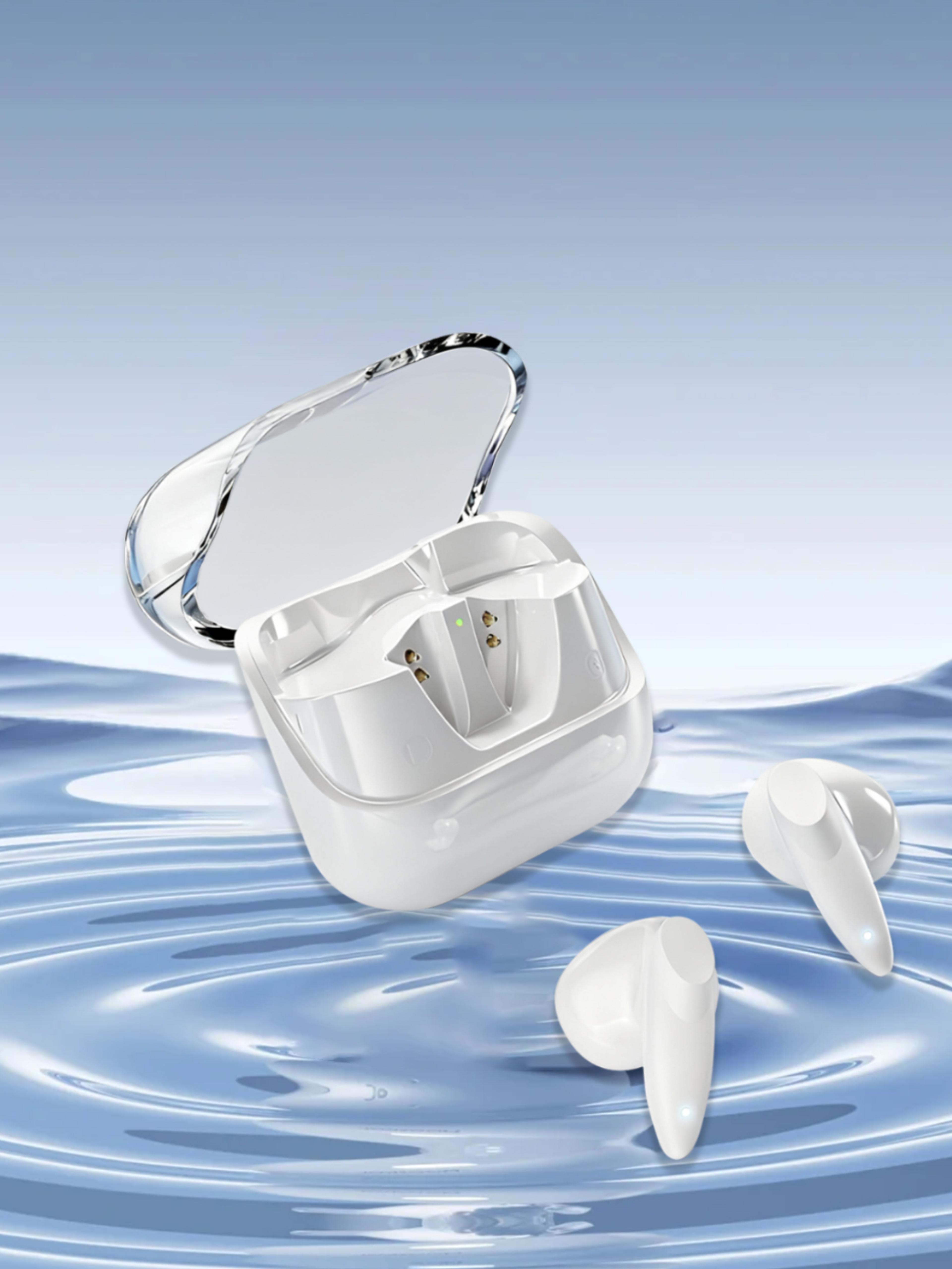 space capsule wireless earbuds low latency bluetooth earphones with hi-fi stereo sound