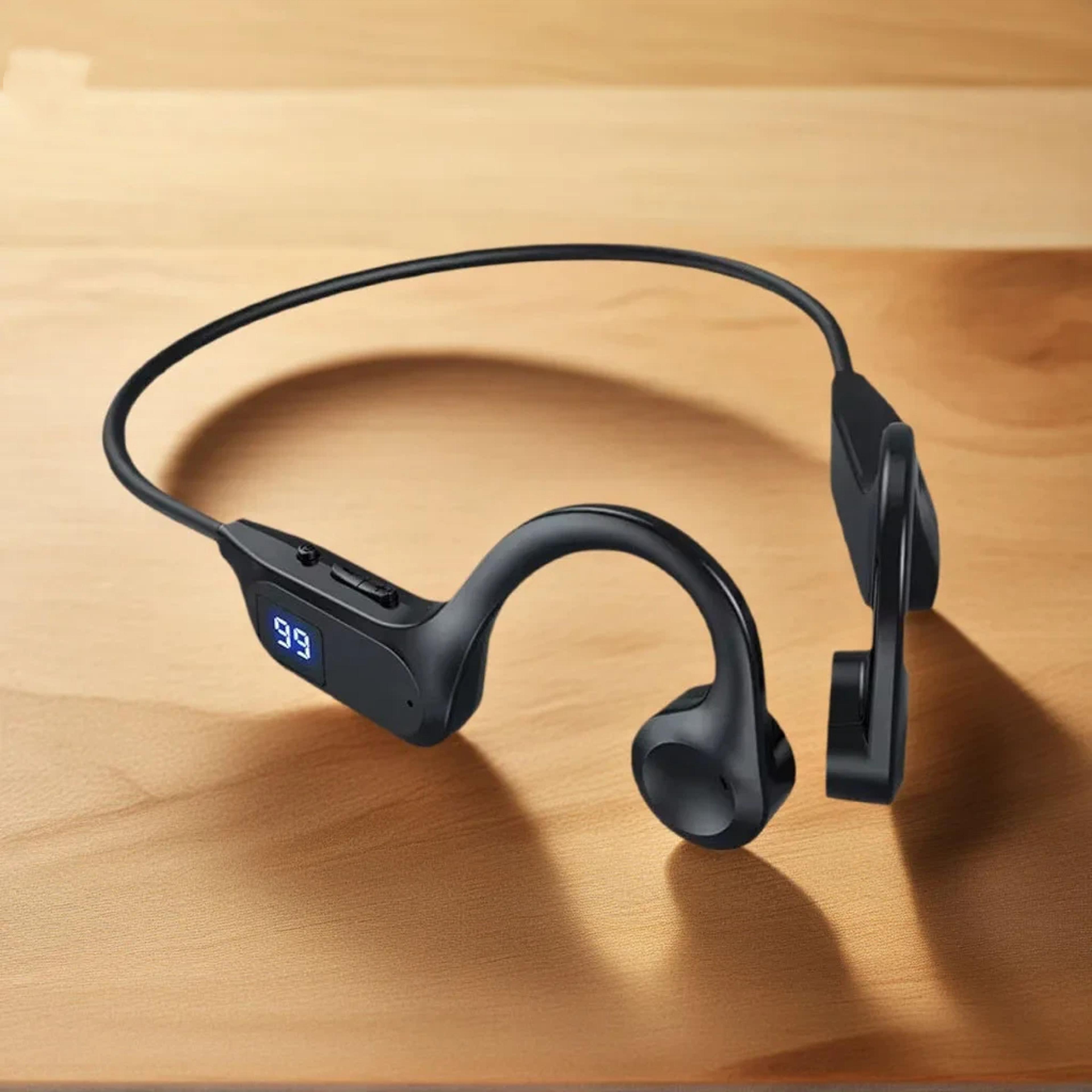 premium open ear bone conduction headphones wireless bluetooth sport headset with mic