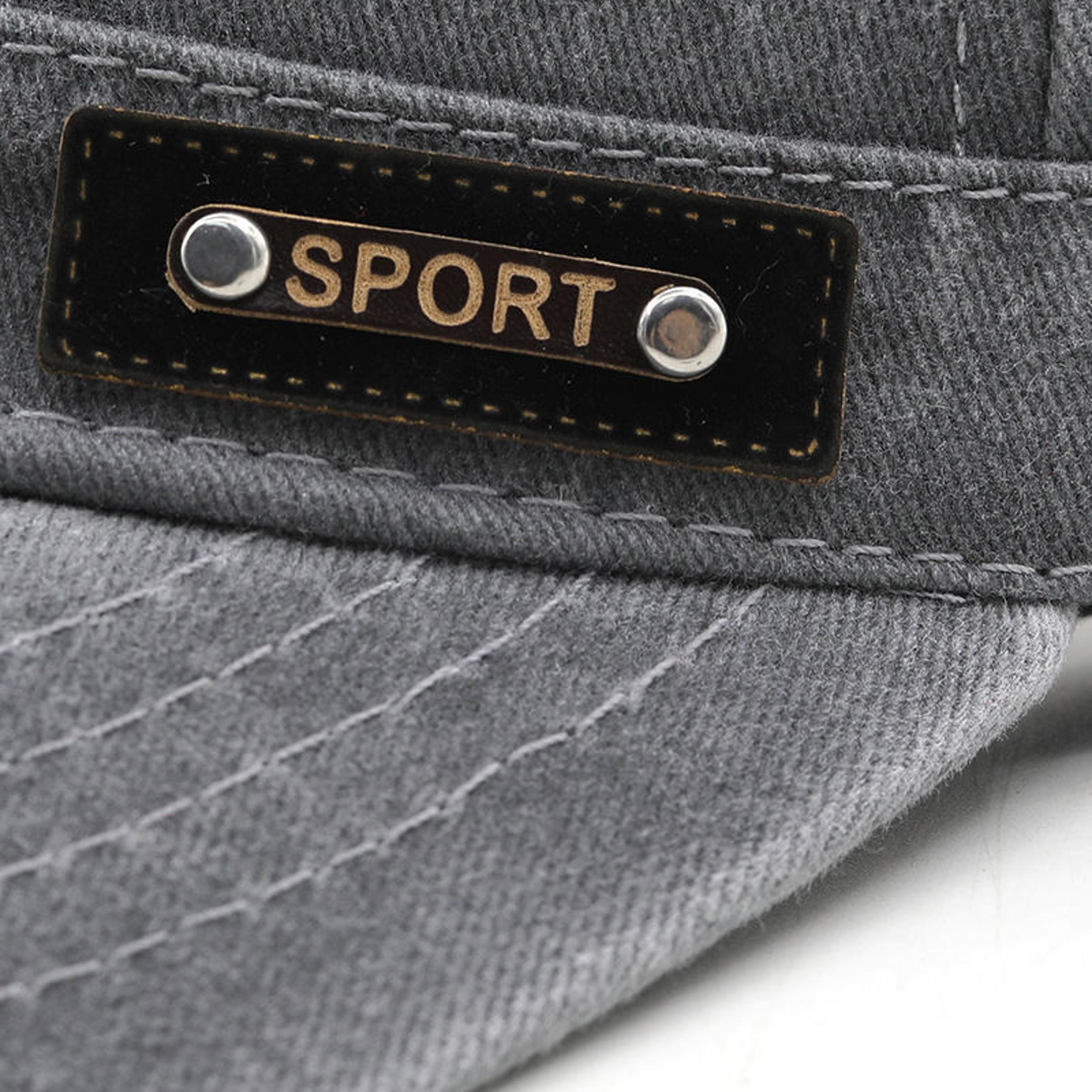 premium mens washable cotton military cap flat top sun proof style