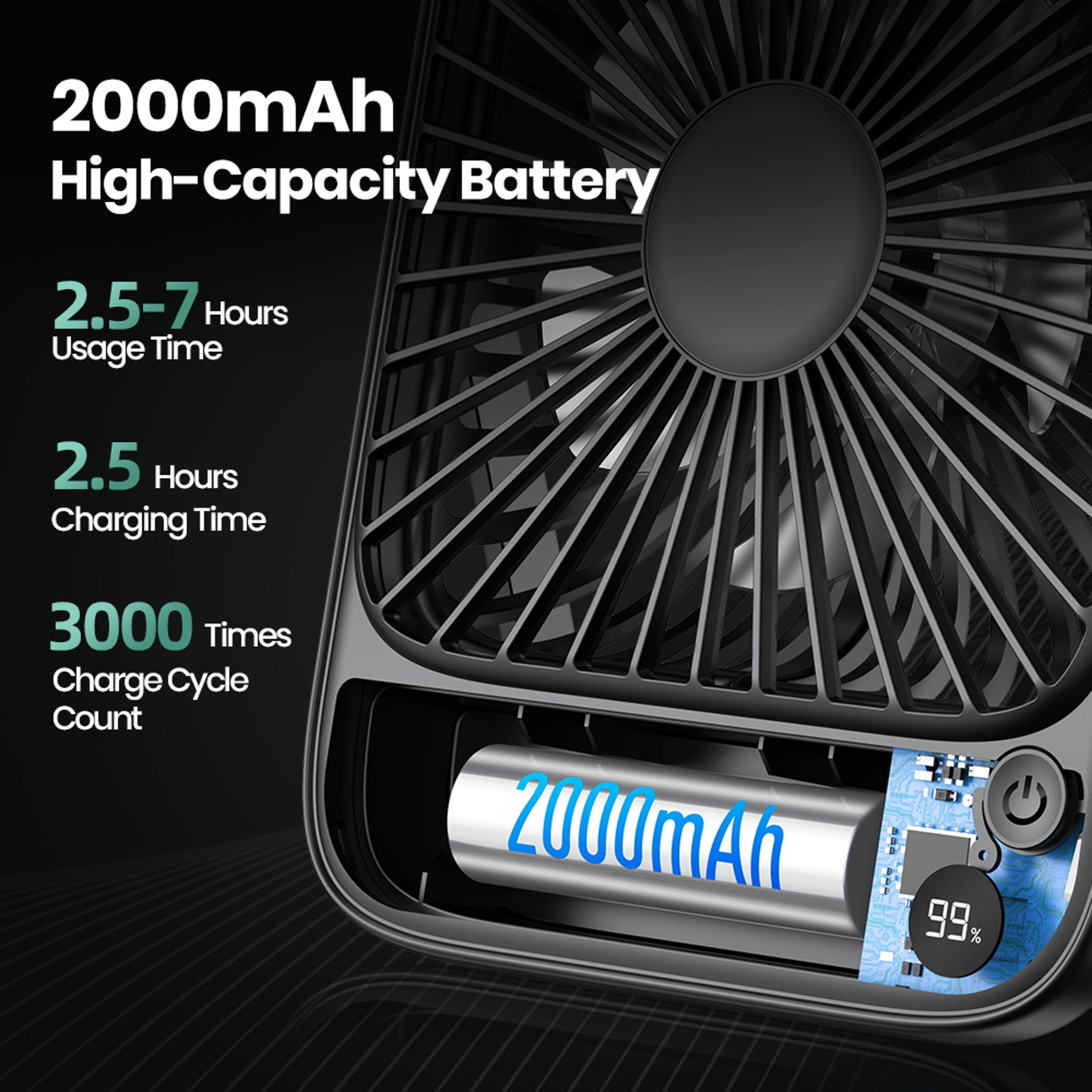 rechargeable portable fan compact usb desk fan & mini camping fan