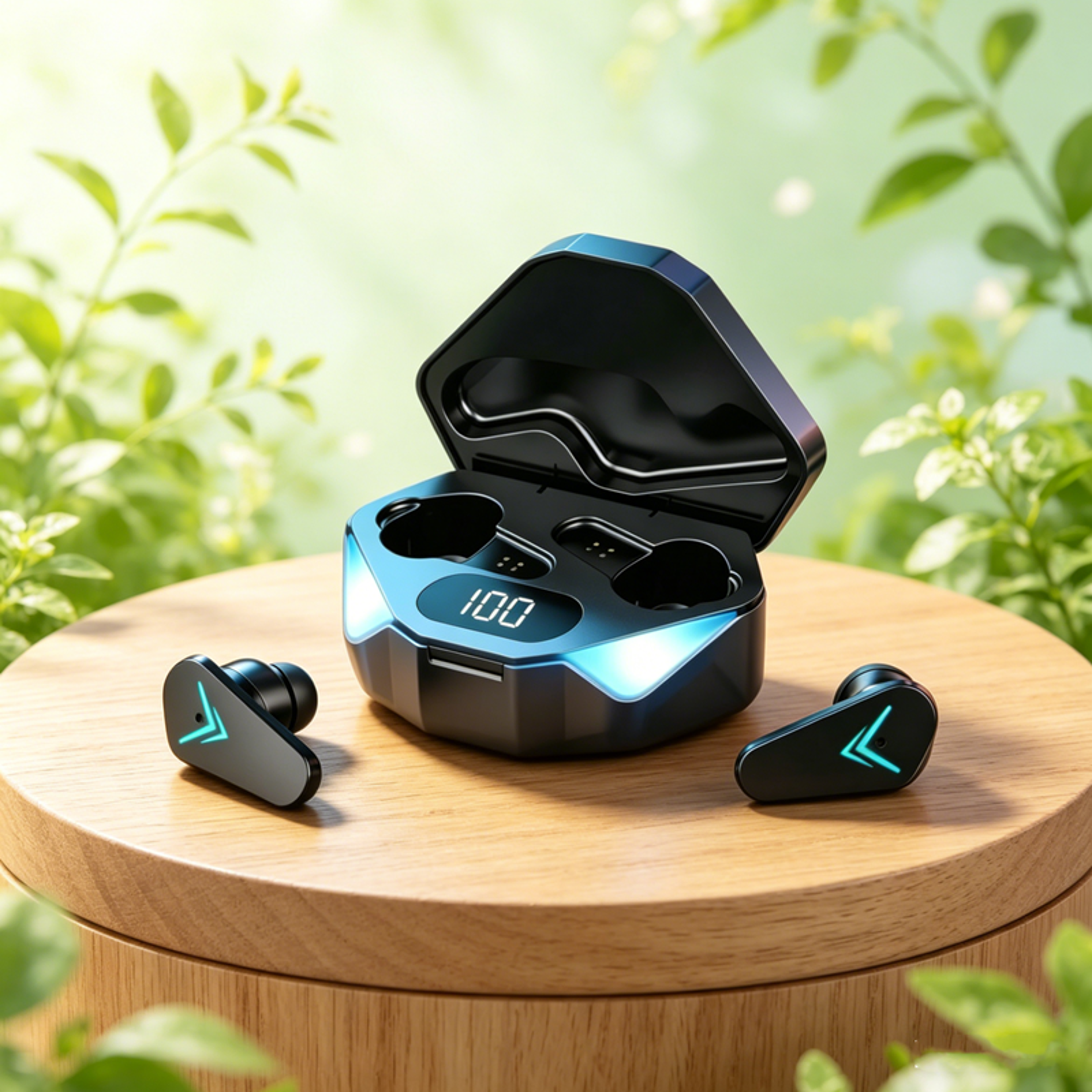 wireless gaming earbuds with low latency bluetooth sound