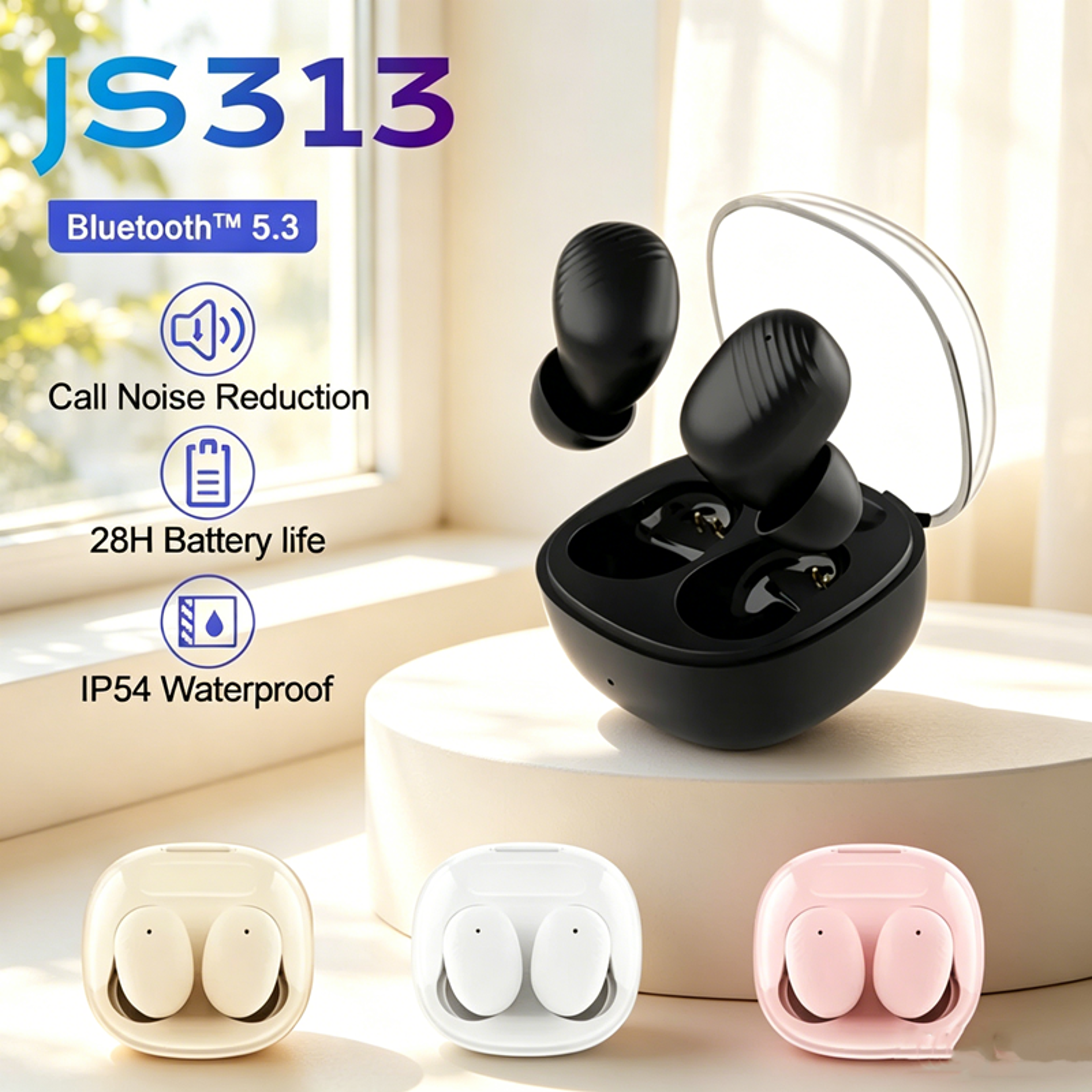 tws earphones wireless bluetooth earbuds with microphone