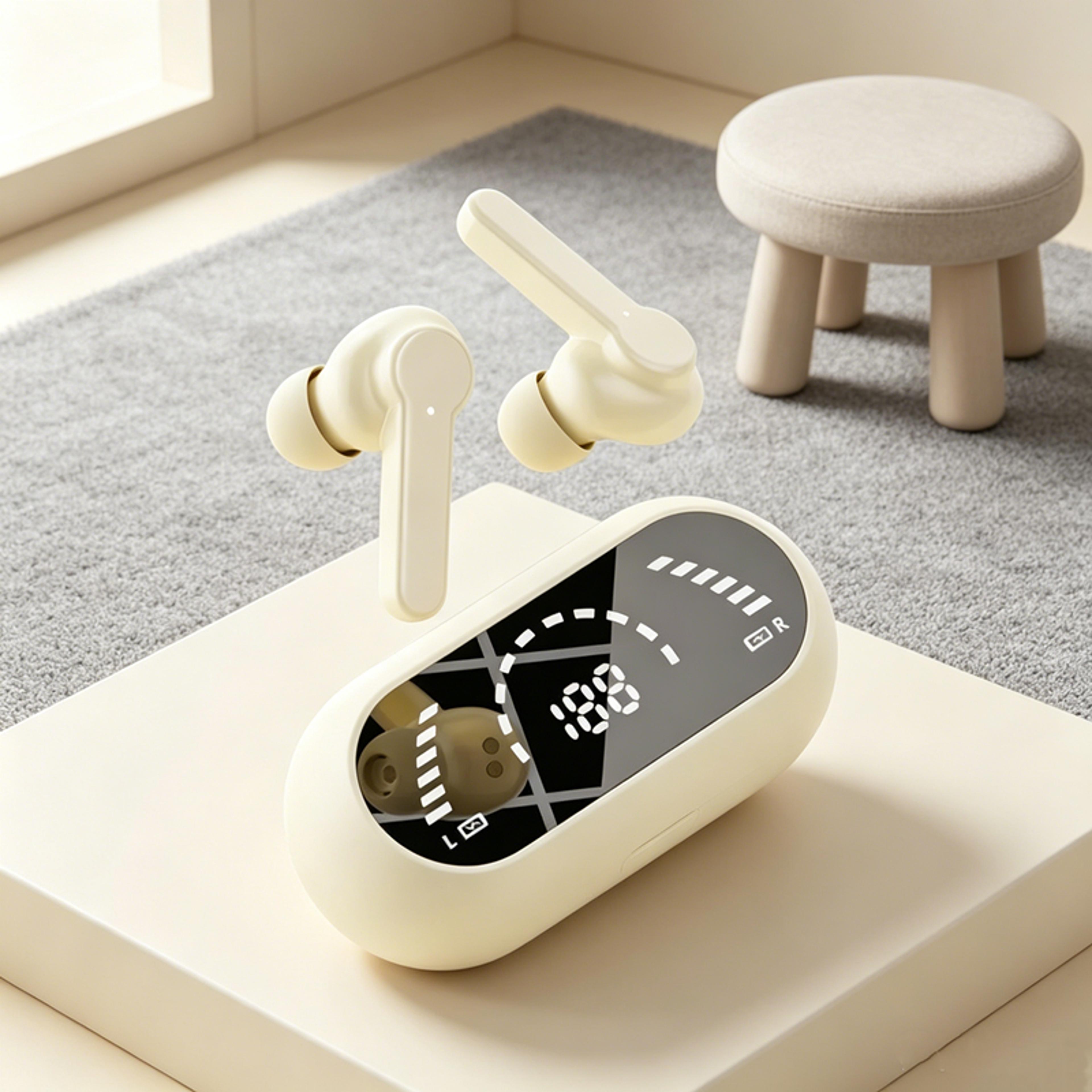 tws wireless earbuds bluetooth headphones with bass and touch control