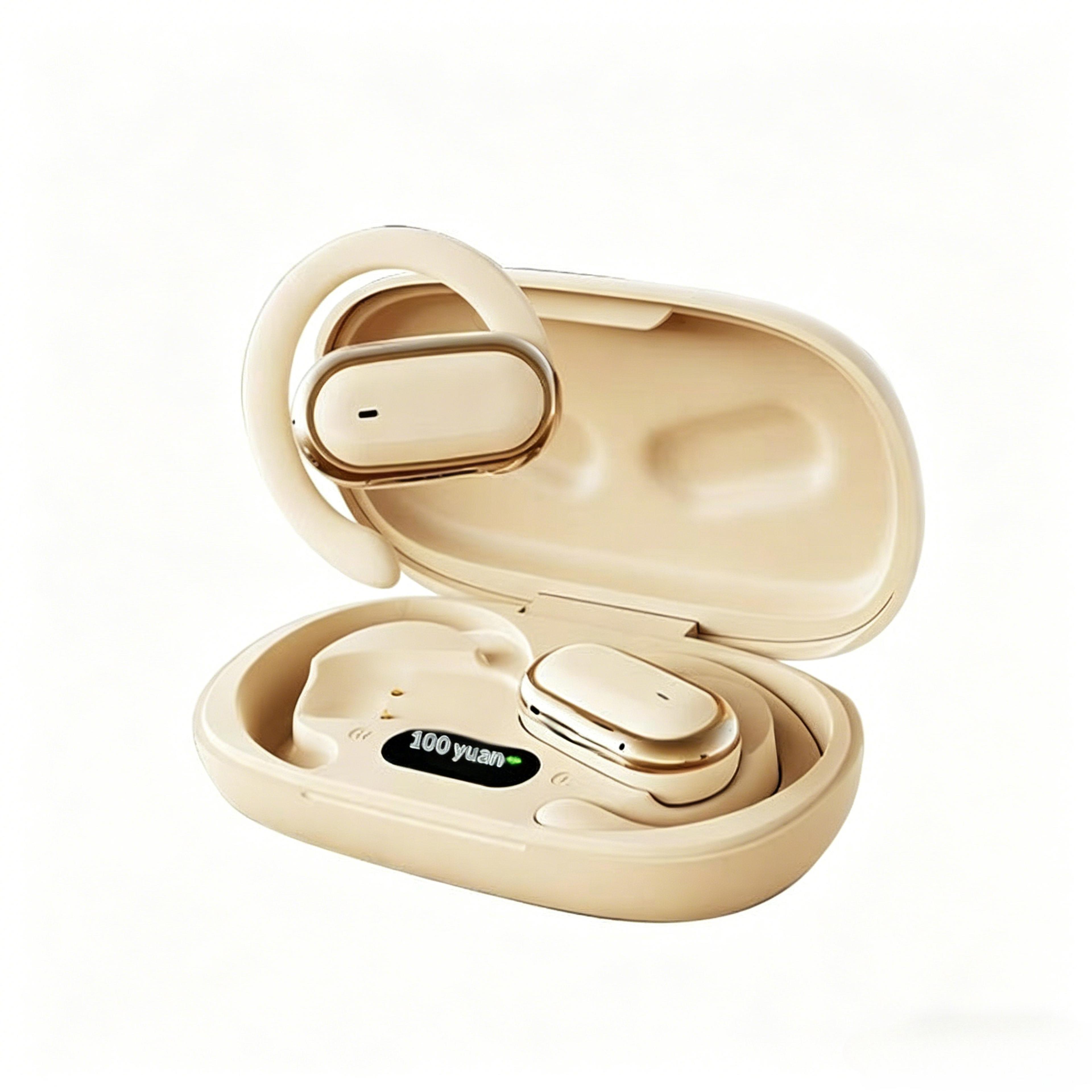 bone conduction wireless bluetooth sports headphones open ear running earbuds
