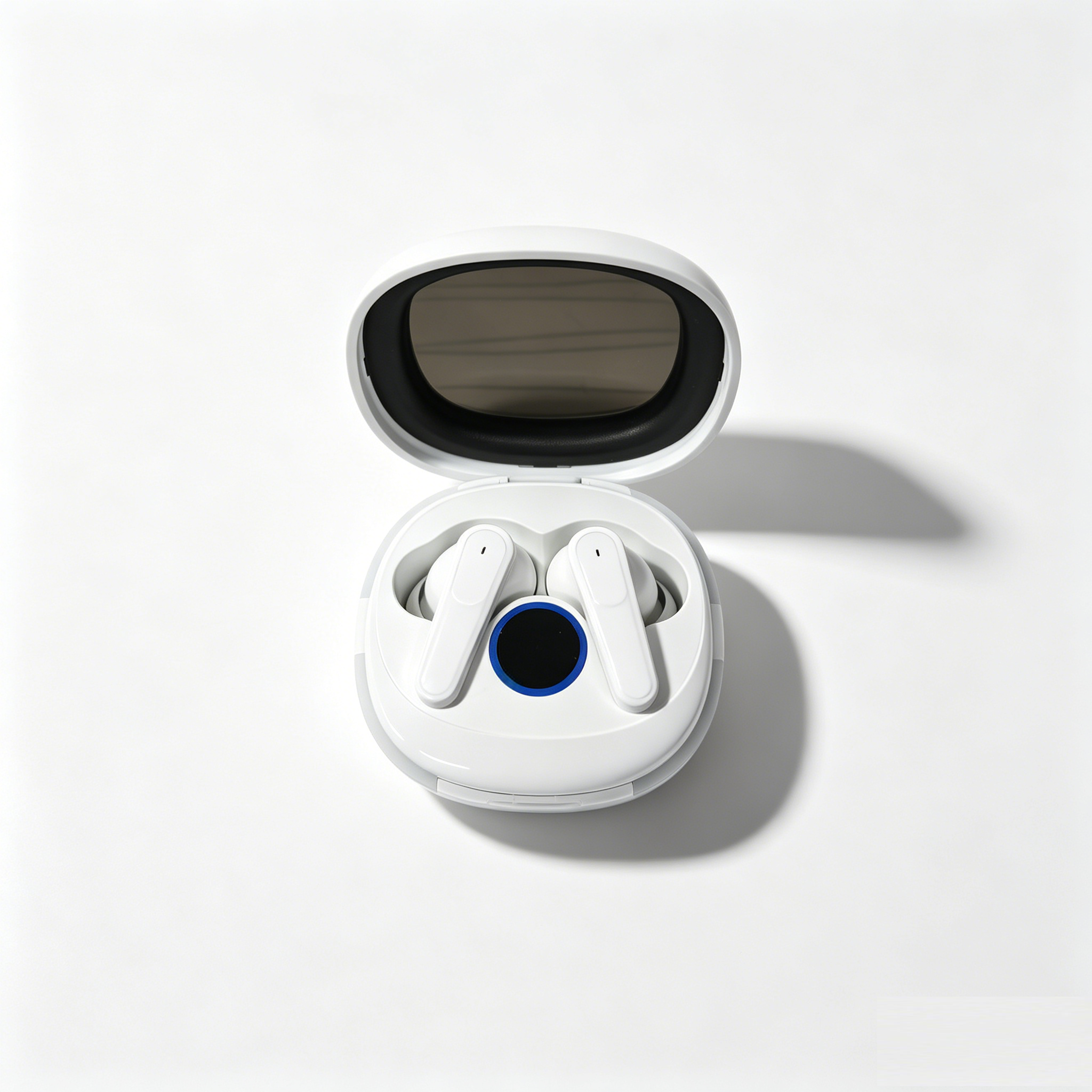 wireless earbuds led display tws in ear bluetooth earphones with mic