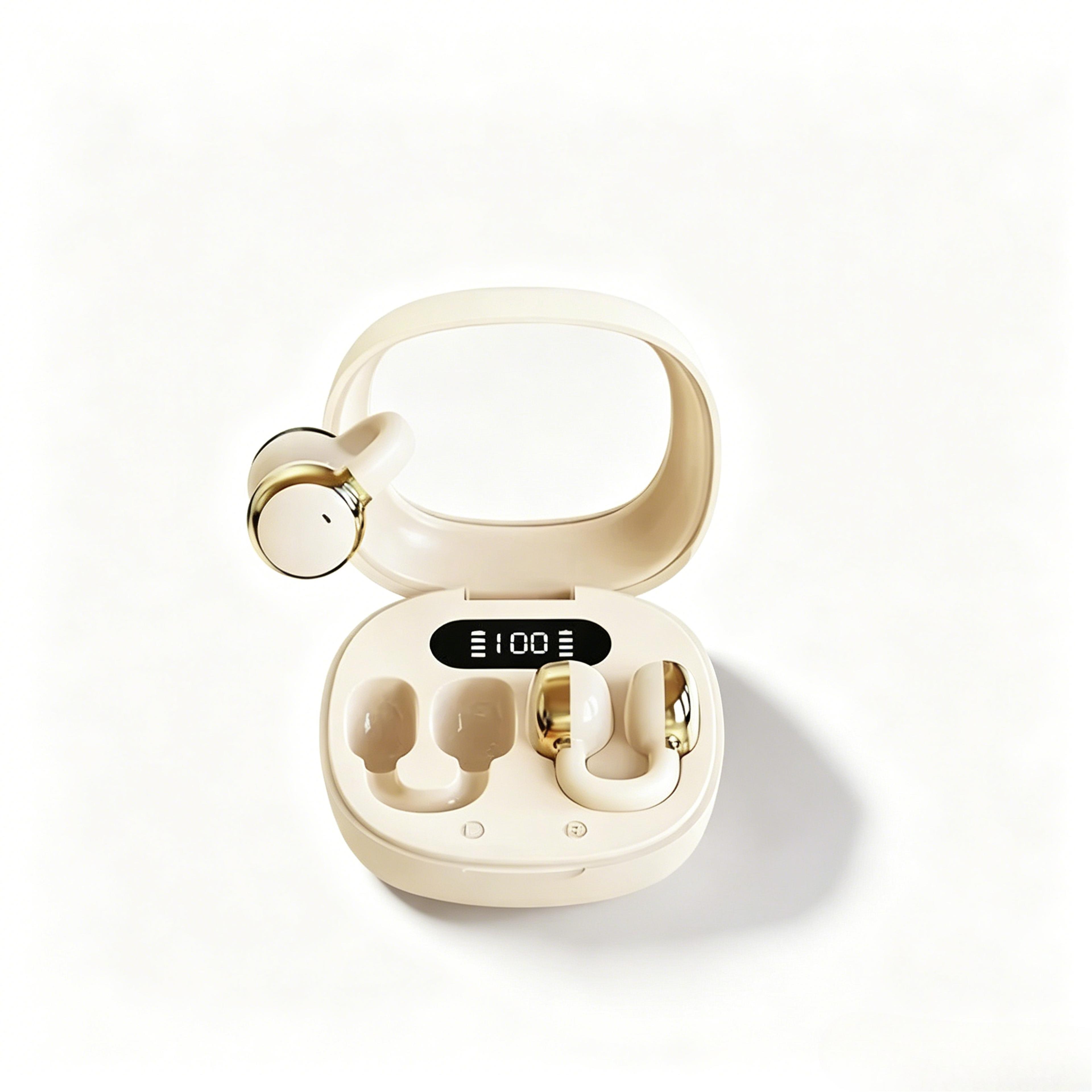 open ear clip on bluetooth earphones dynamic driver wireless open ear headphones