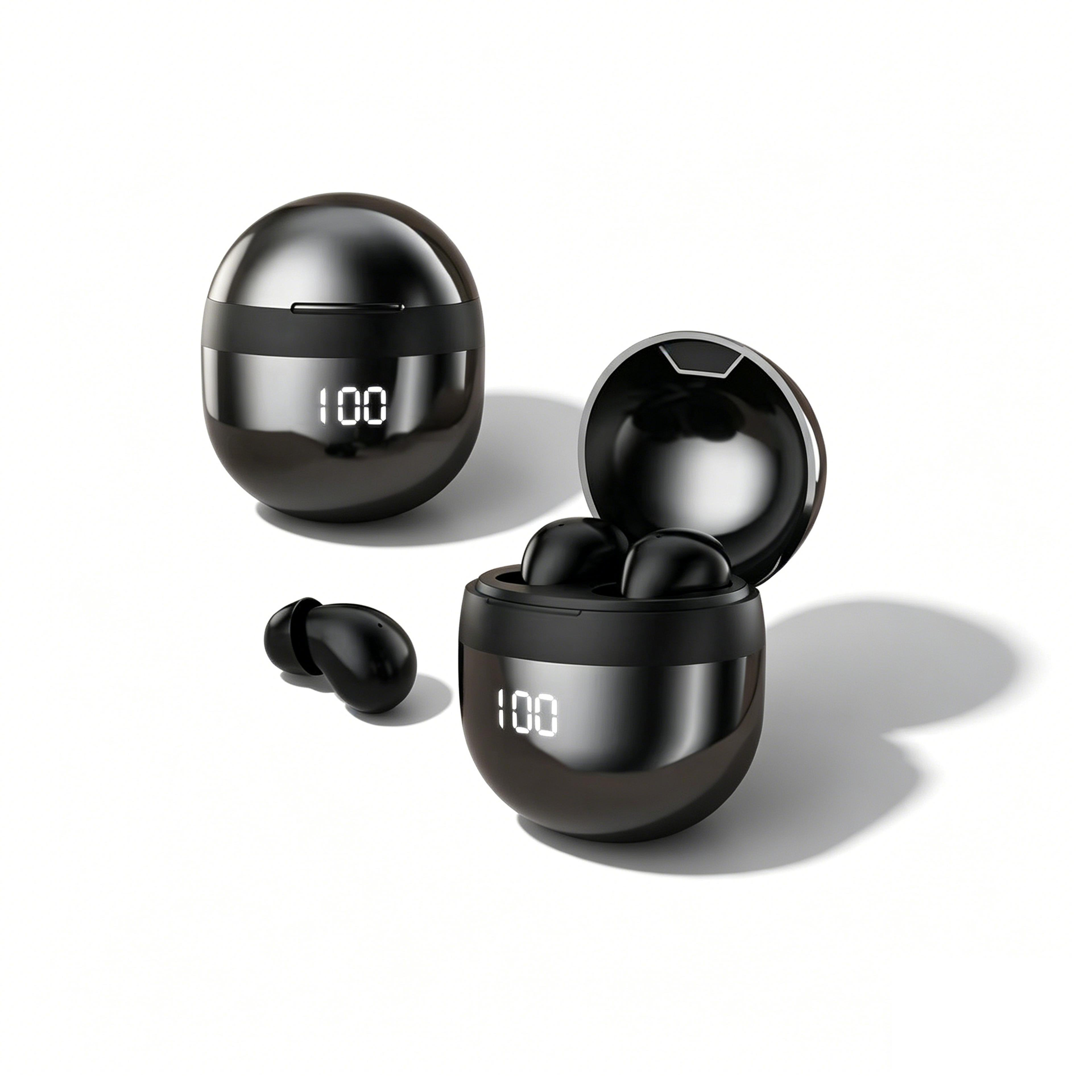 bluetooth wireless in ear sports earbuds with microphone waterproof headphones