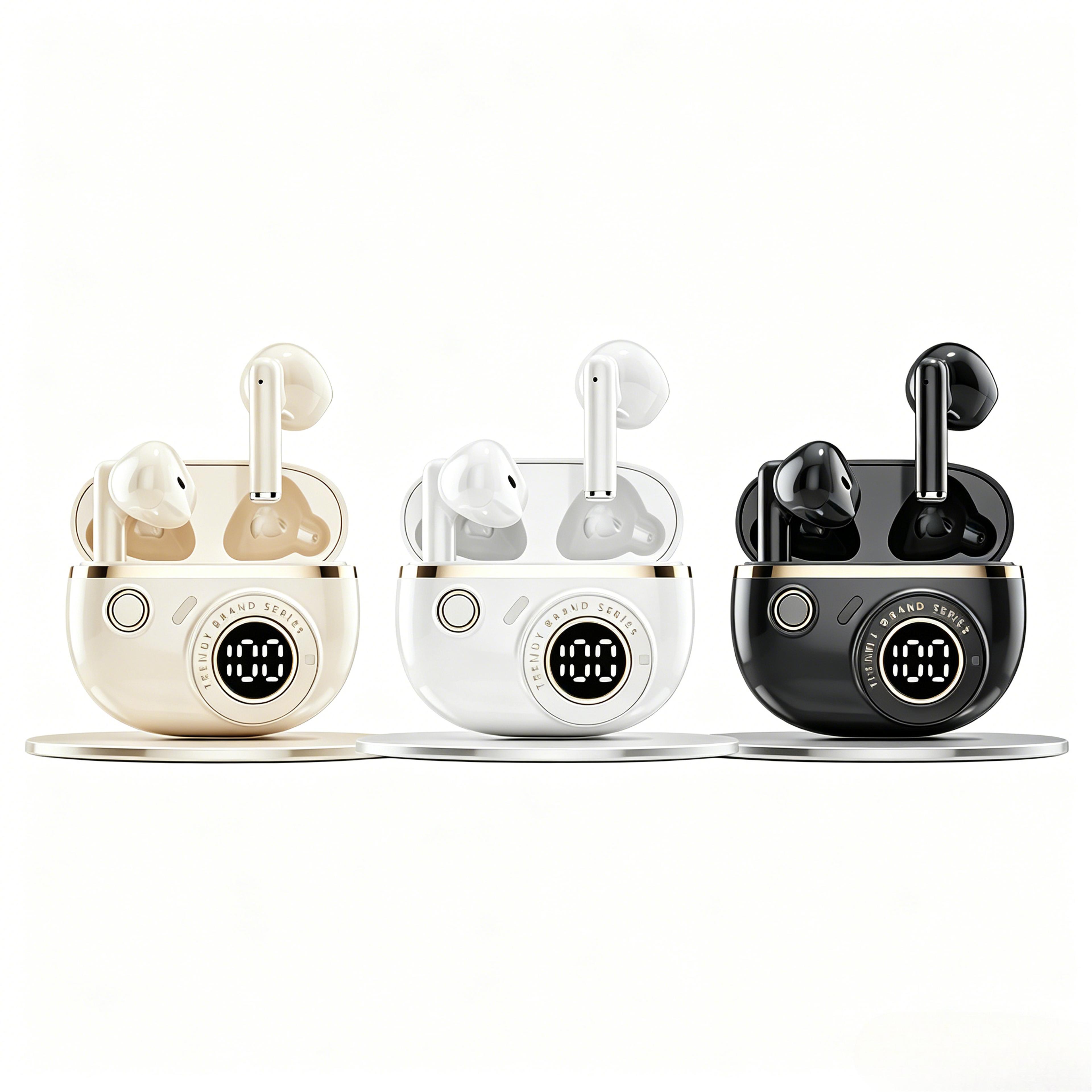 wireless gaming bluetooth earbuds noise isolating earphones with microphone low latency