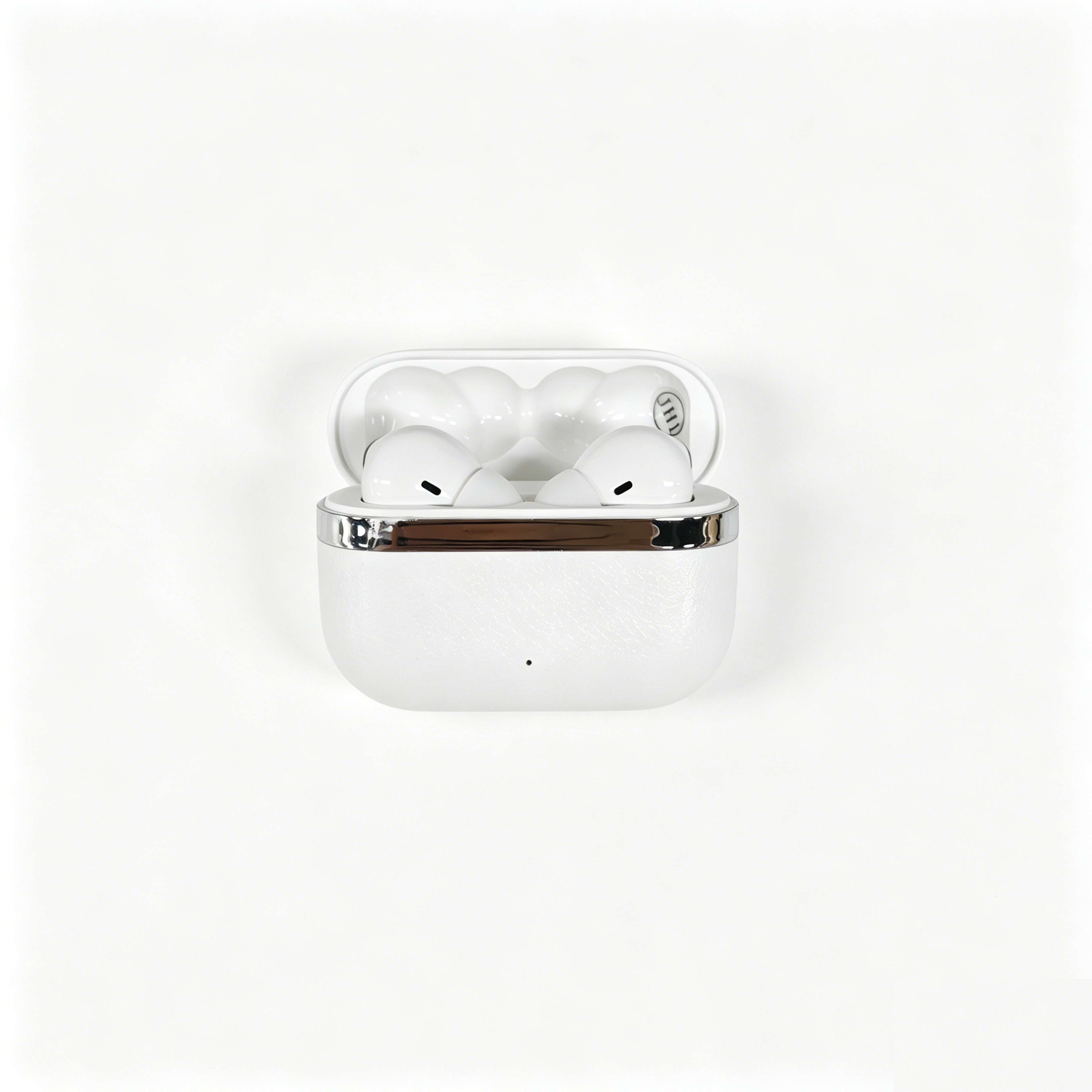 leather feel true wireless bluetooth earphones with long battery life