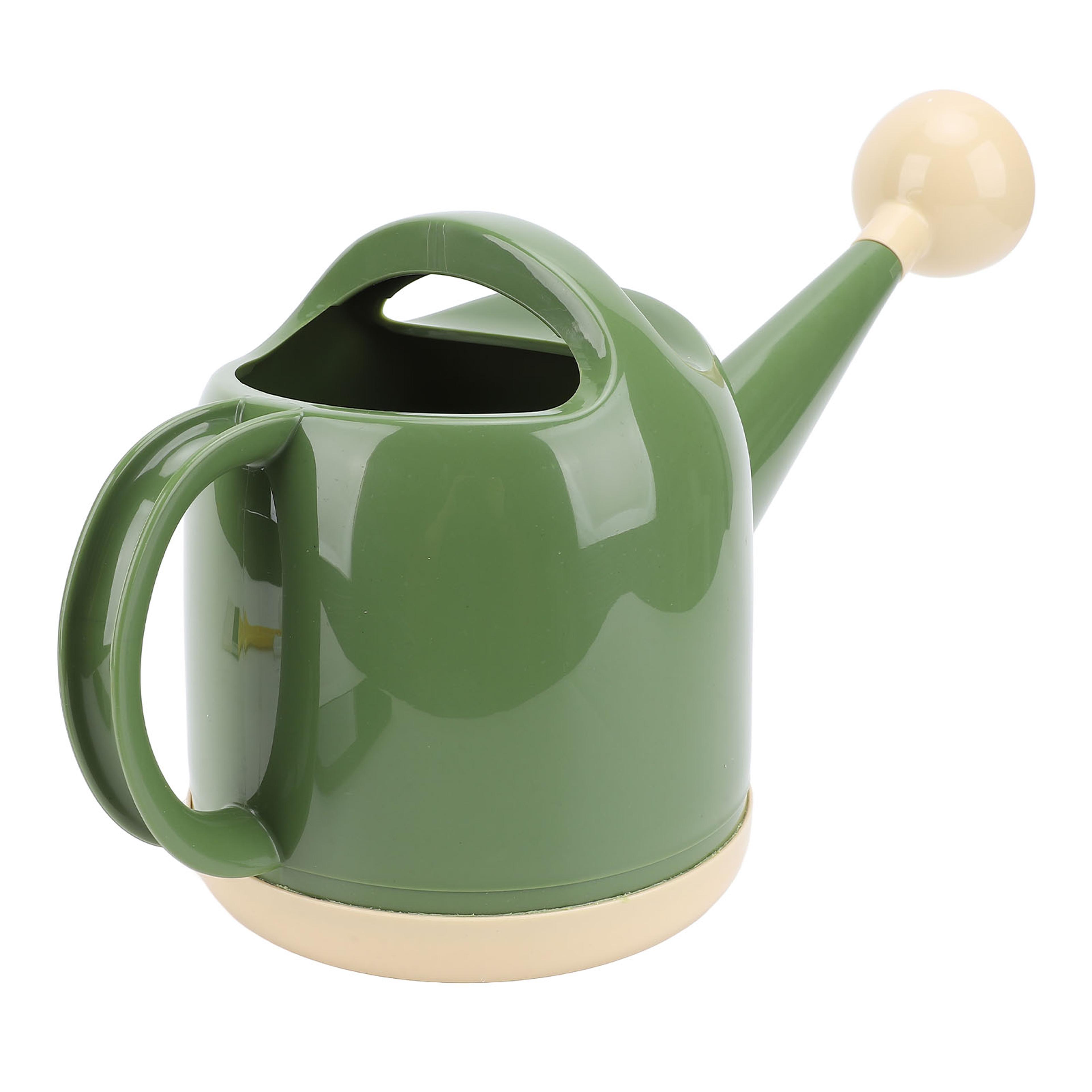 long spout watering can with detachable sprinkler head for indoor and garden plants