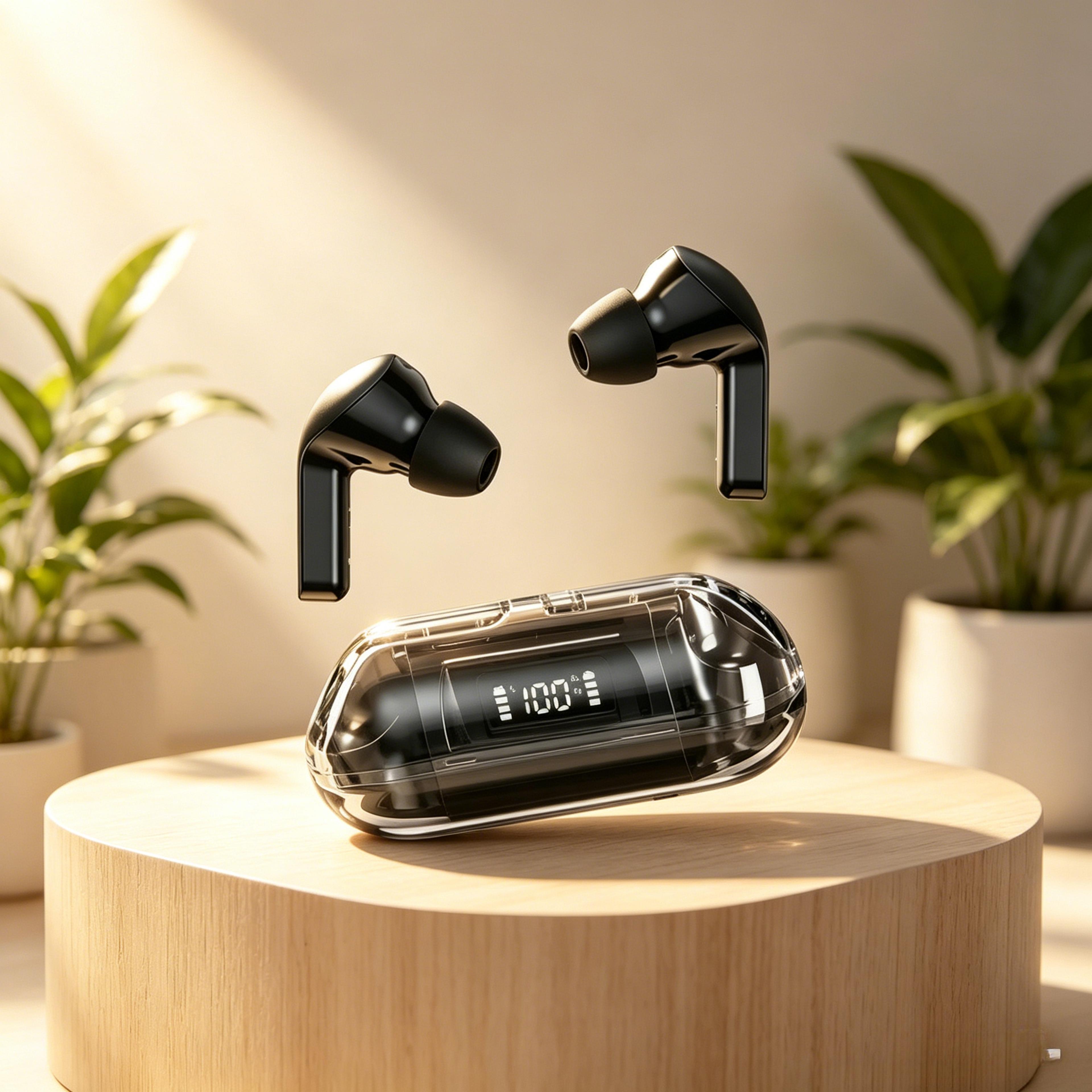 wireless tws earbuds bluetooth waterproof noise cancelling headphones