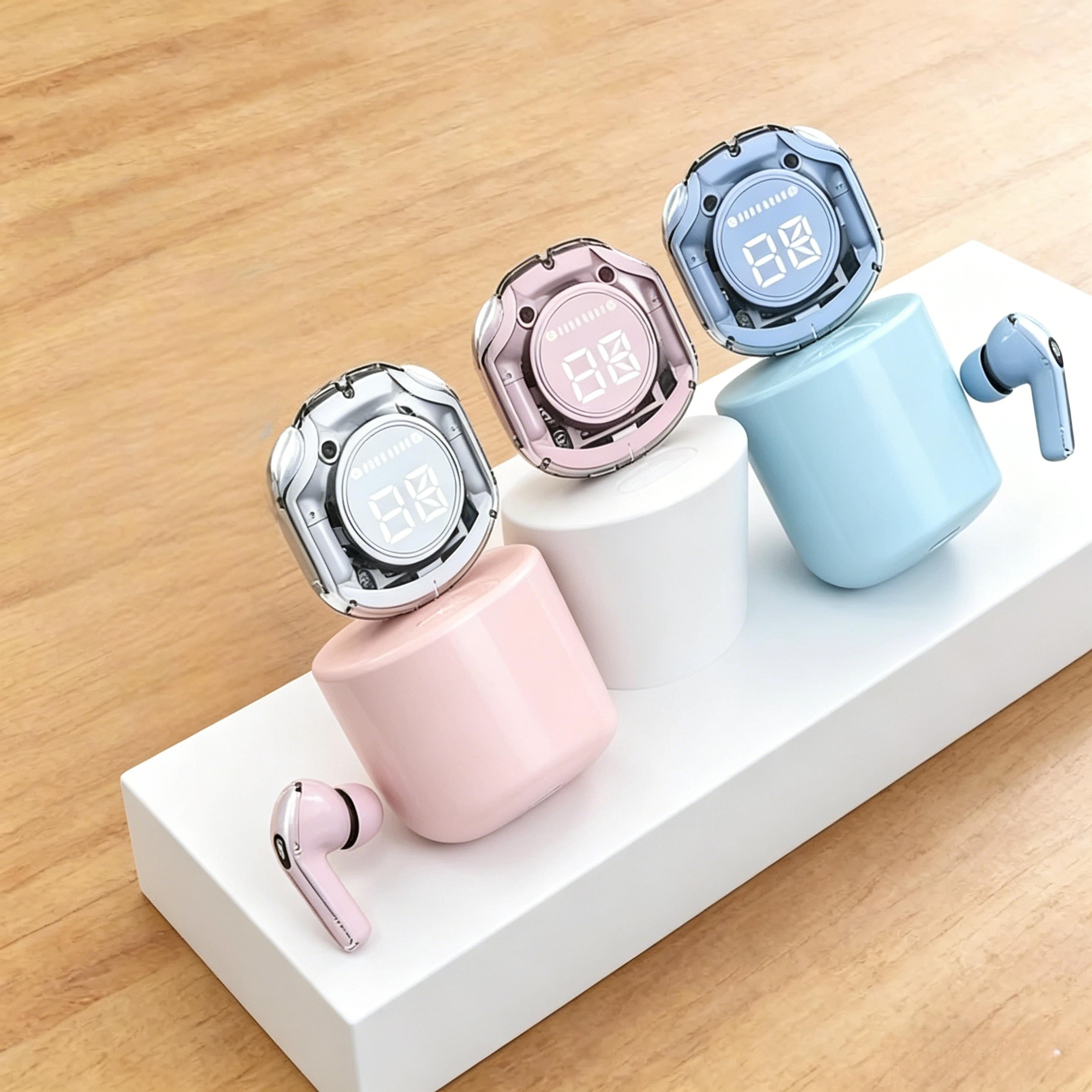 bluetooth wireless earbuds with bass noise reduction