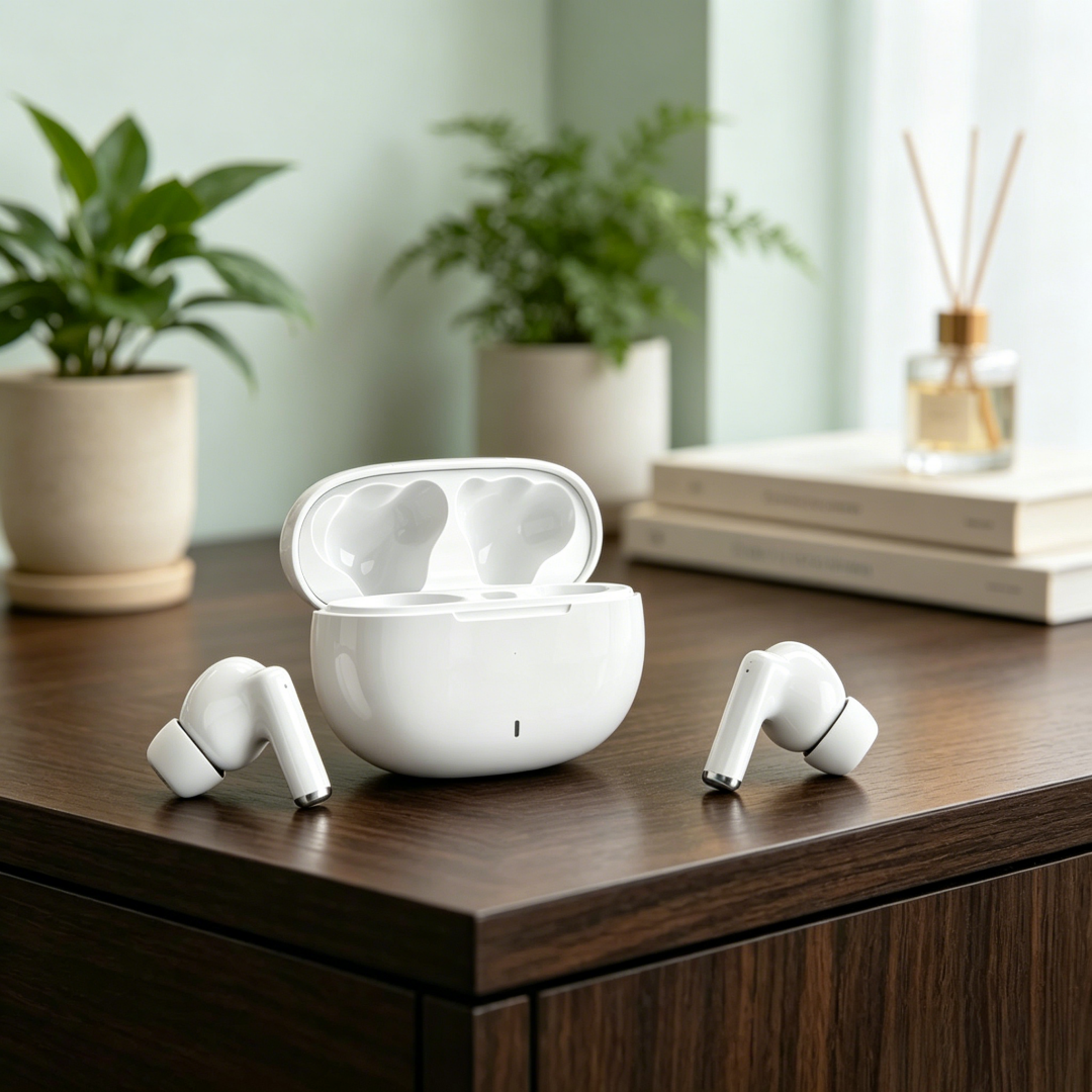 wireless bluetooth earphones with mic noise cancelling earbuds for smartphones