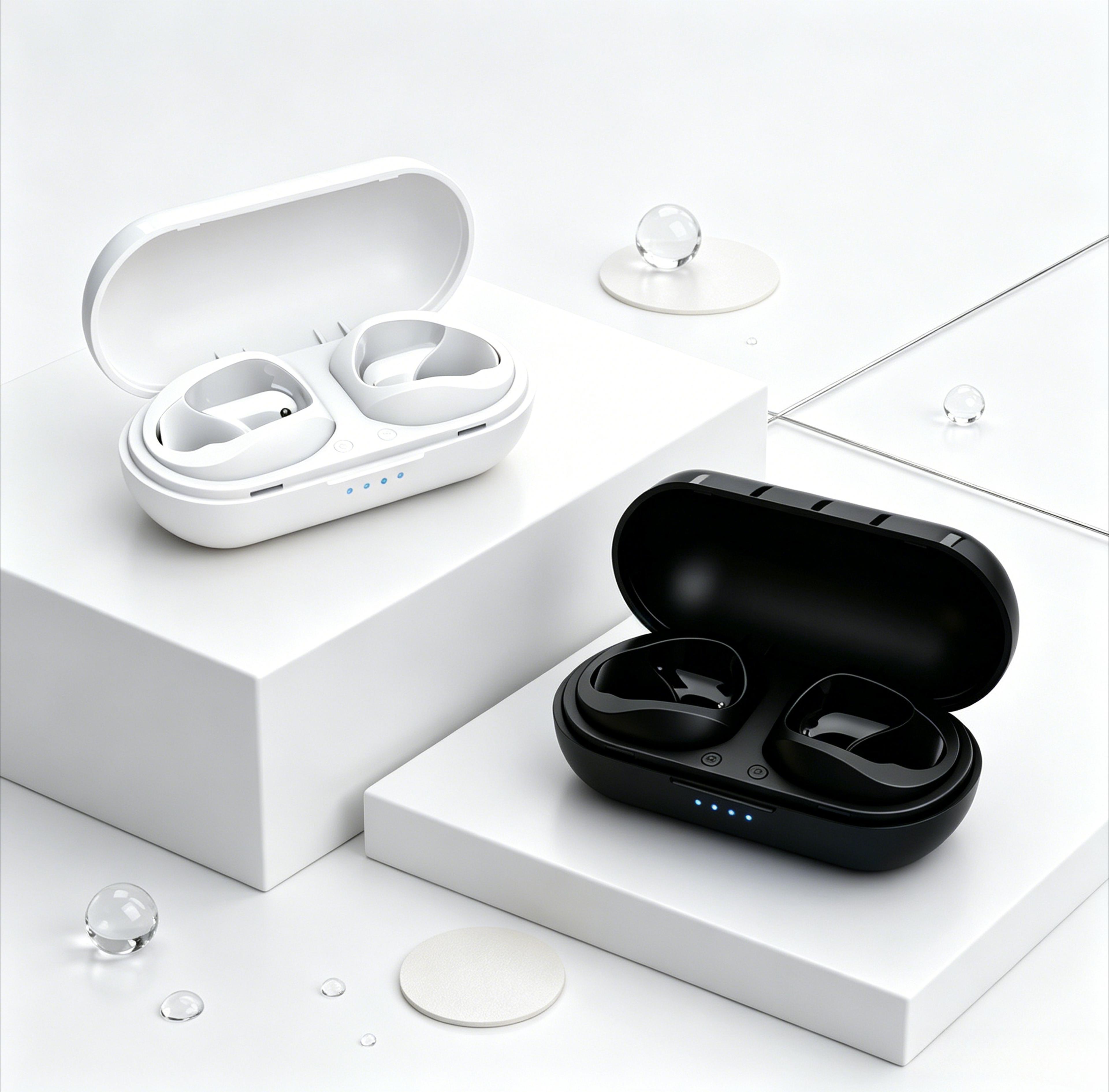 bluetooth wireless earbuds sport gaming headset with bass and touch control